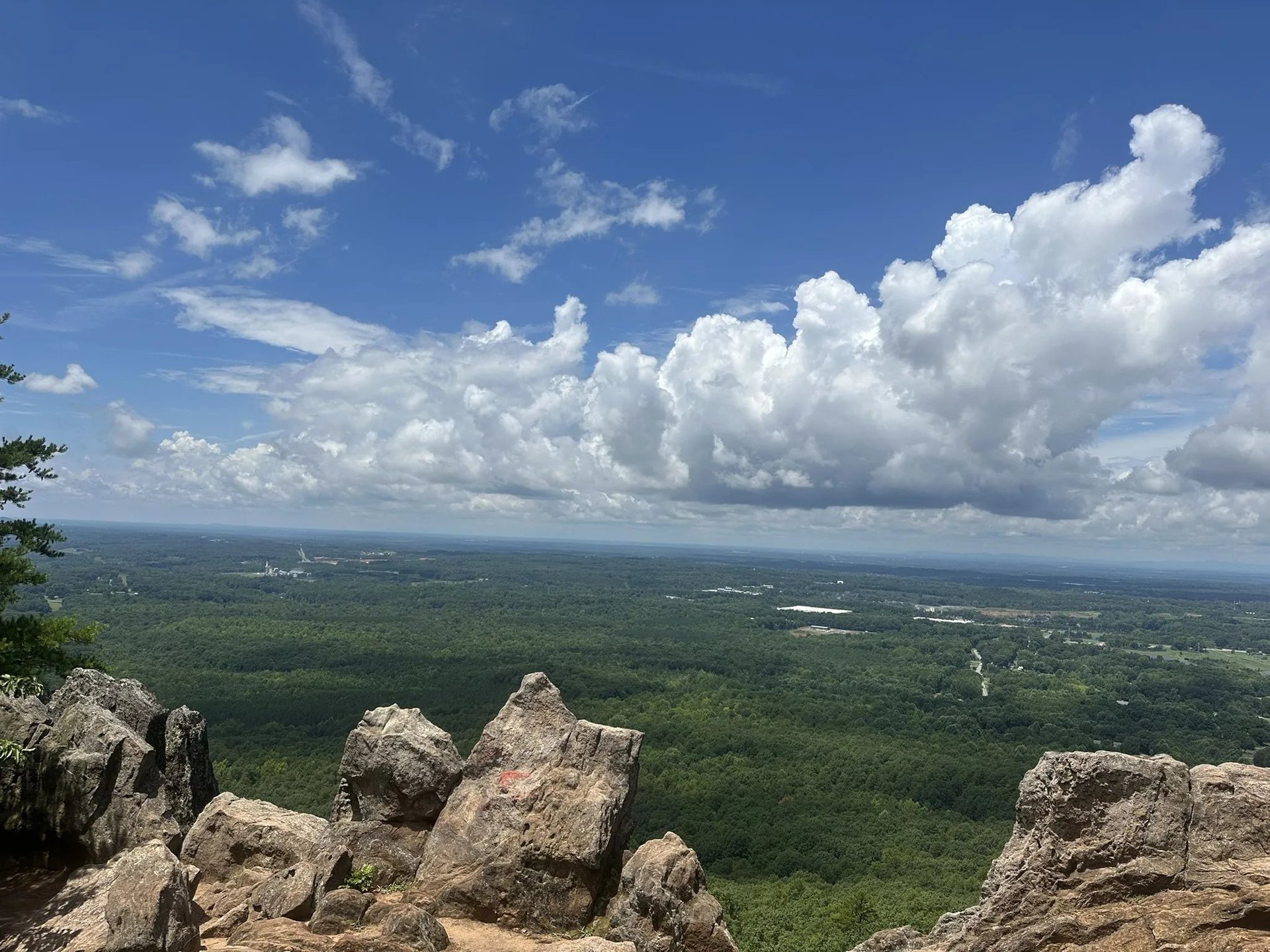 a person riding a go kart in a building