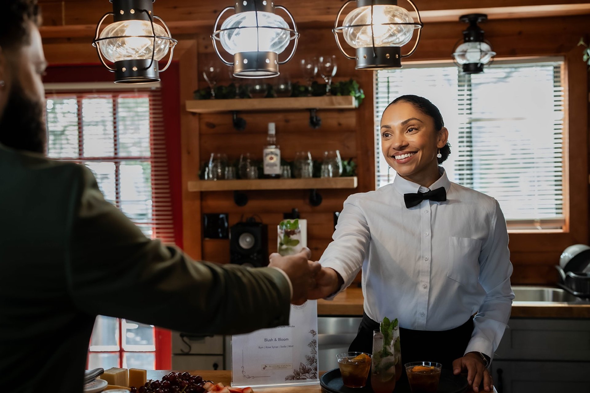 an abstract photo of a curved building with a blue sky in the background
