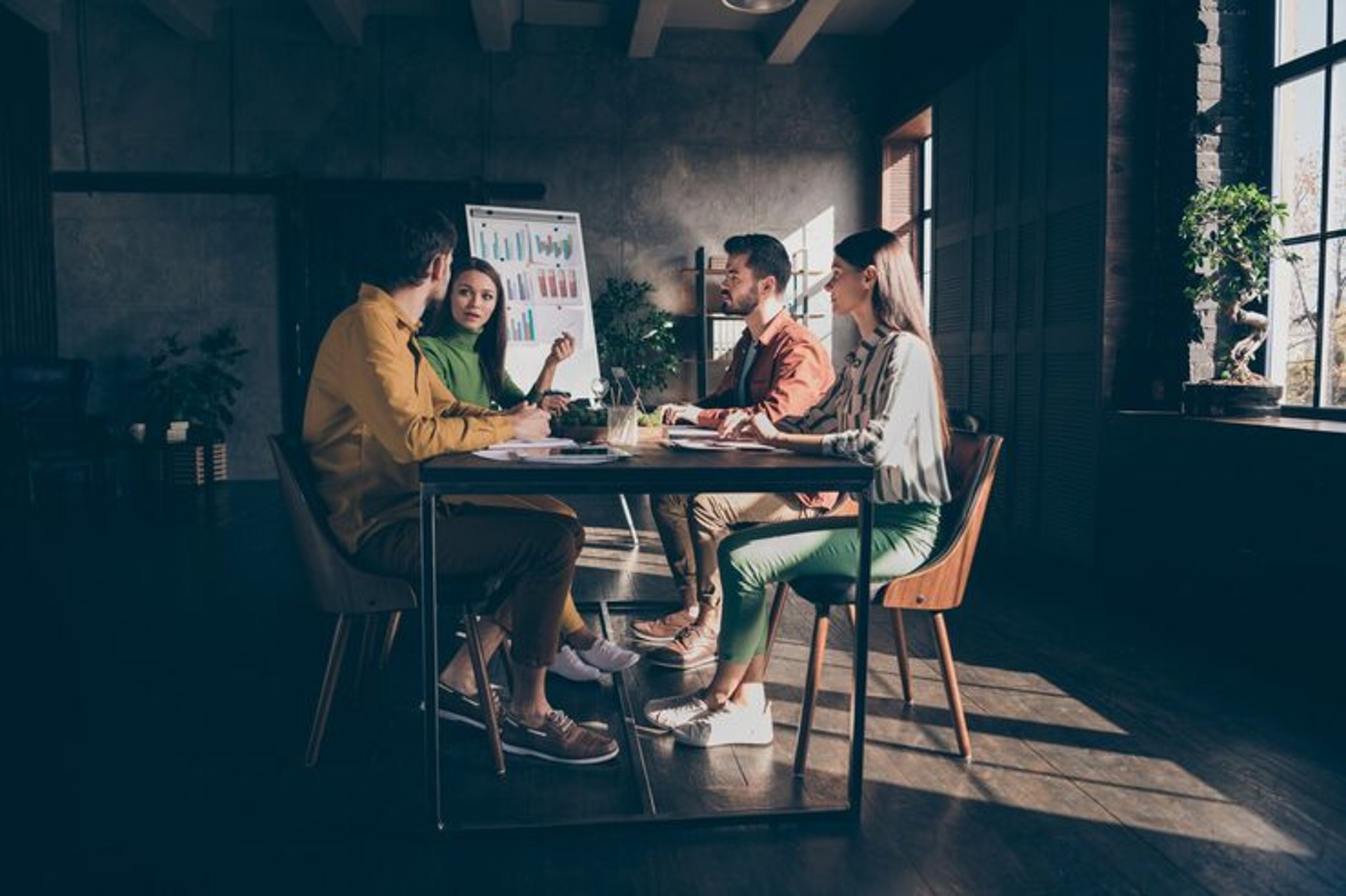 an abstract photo of a curved building with a blue sky in the background