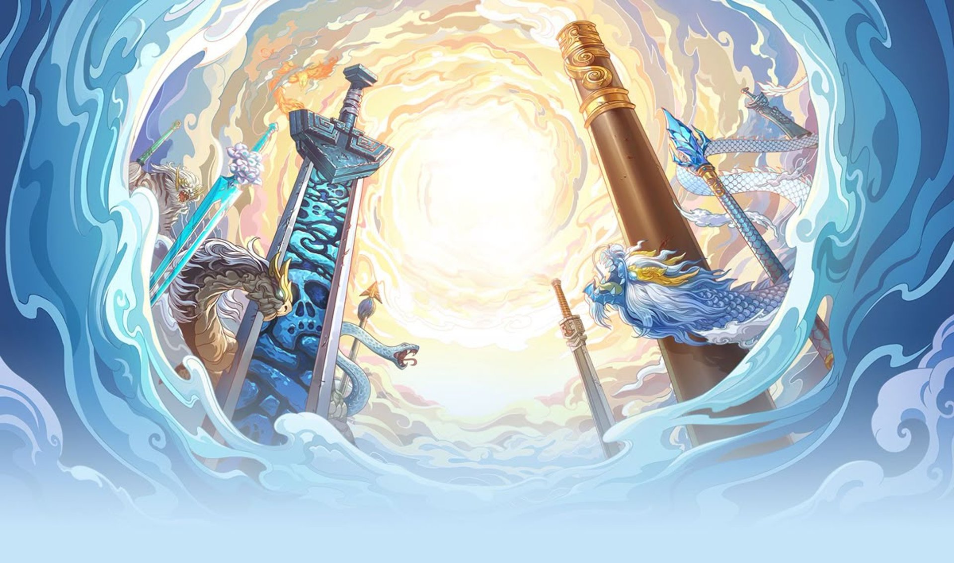 woman wearing yellow long-sleeved dress under white clouds and blue sky during daytime