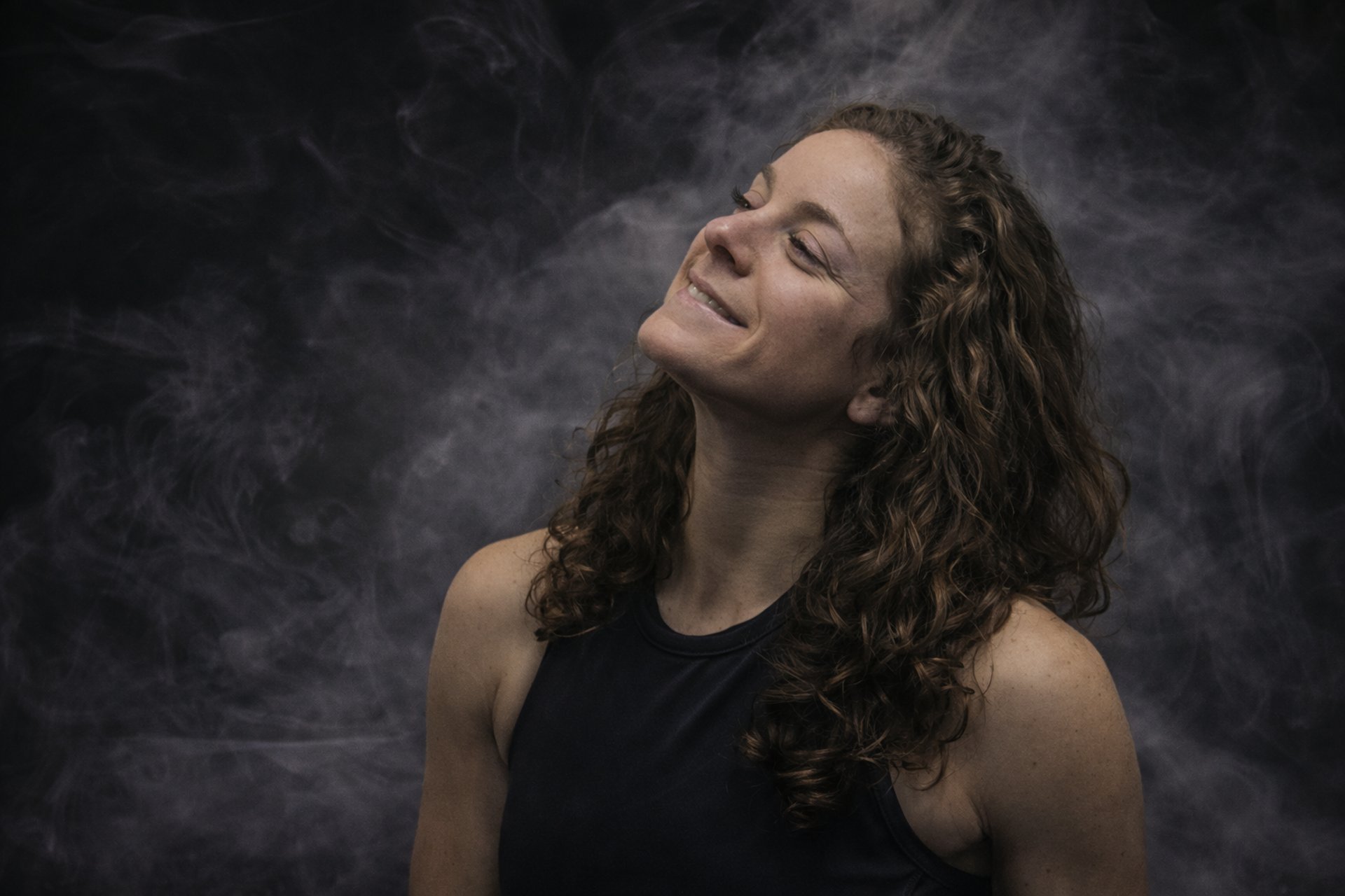 black and brown leather padded tub sofa