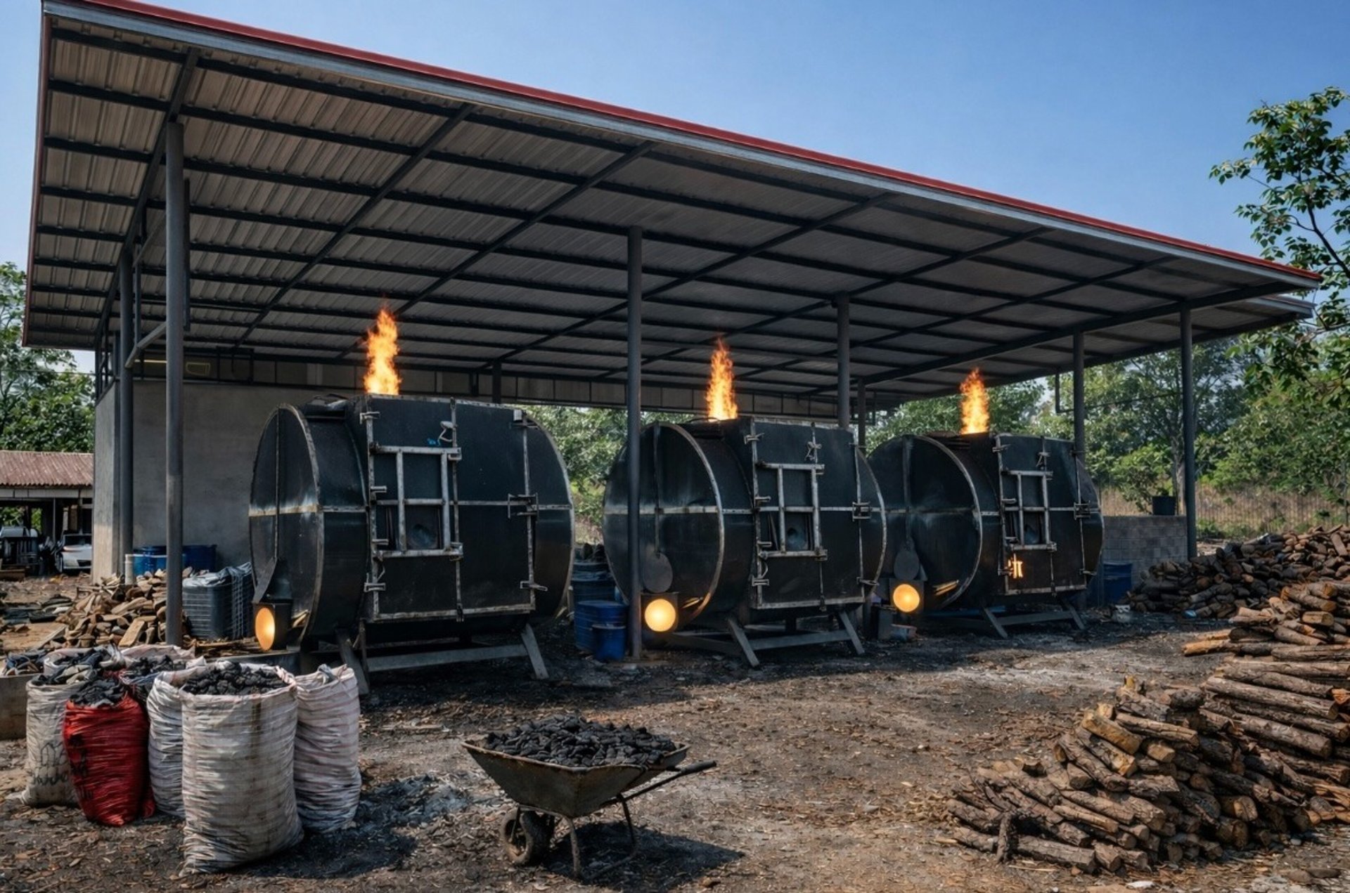 gray concrete flooring