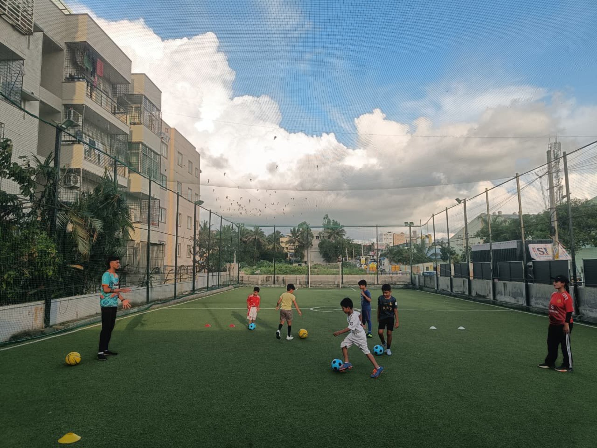yellow and black soccer ball