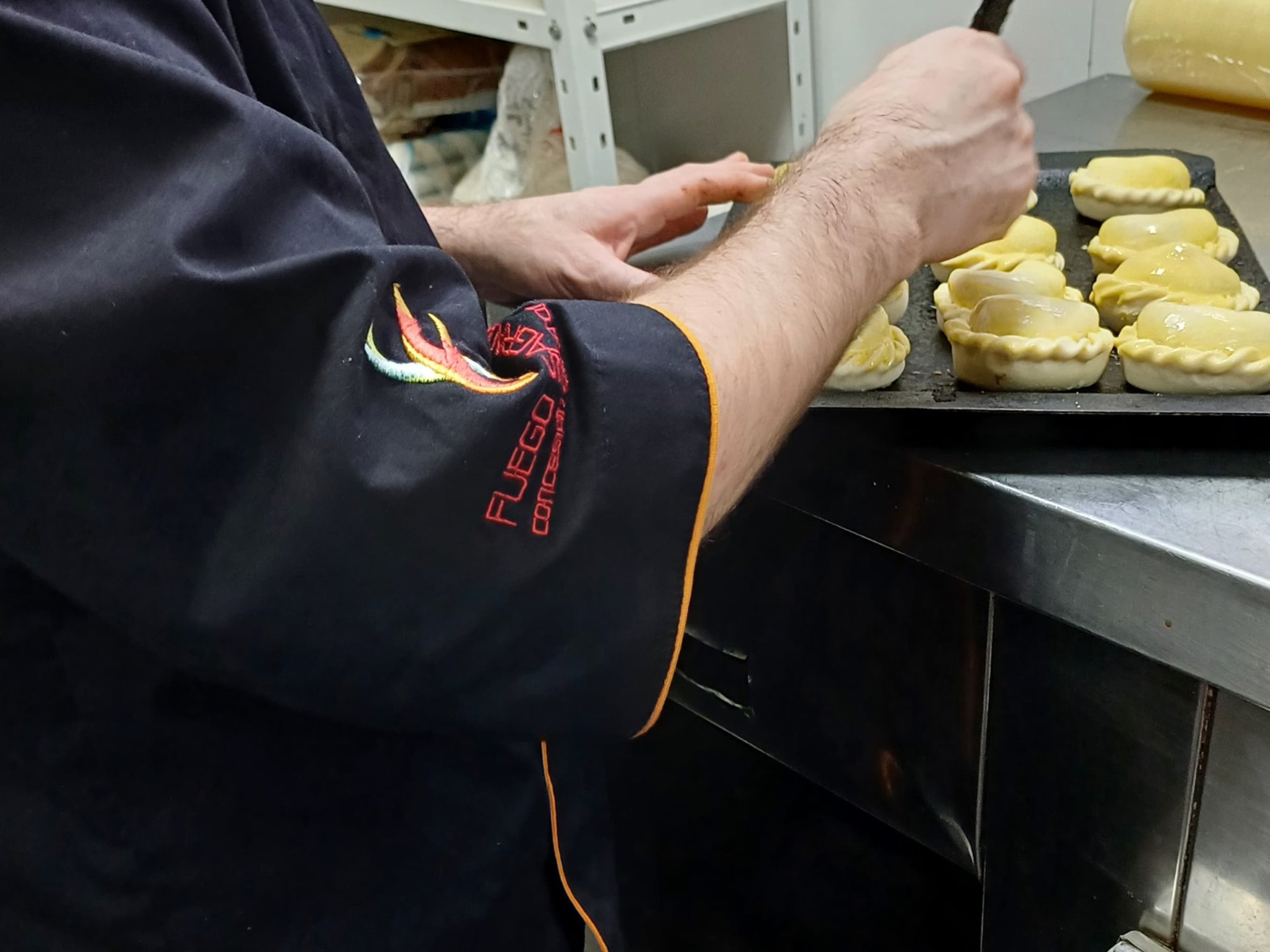 black blue and yellow textile