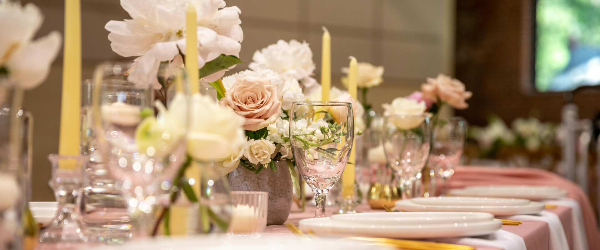an abstract photo of a curved building with a blue sky in the background