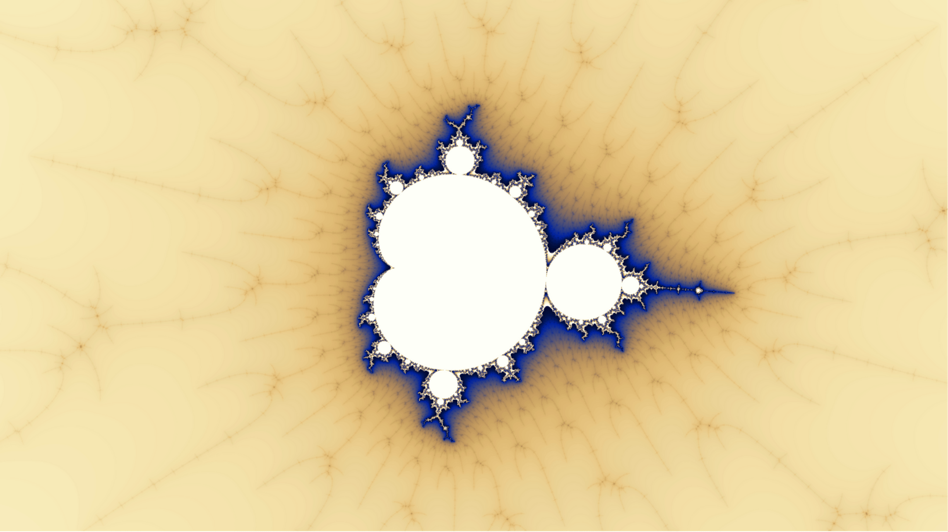 an abstract photo of a curved building with a blue sky in the background