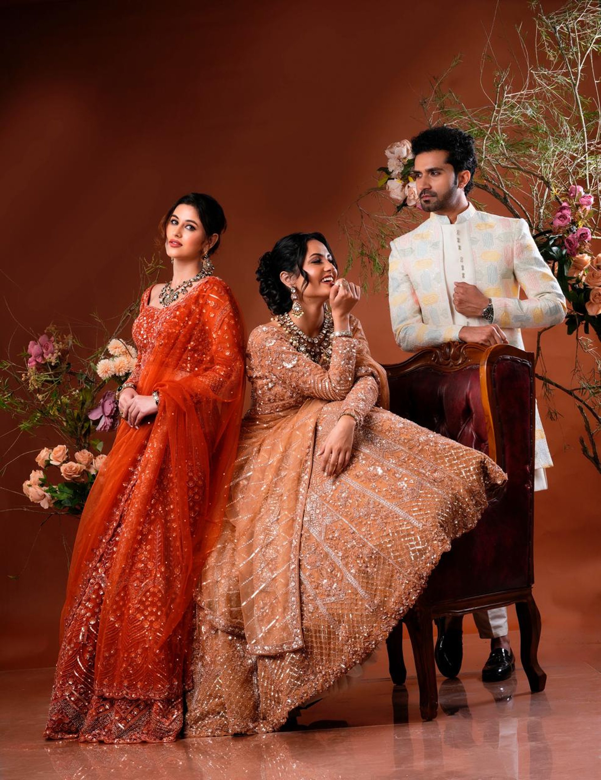 an abstract photo of a curved building with a blue sky in the background