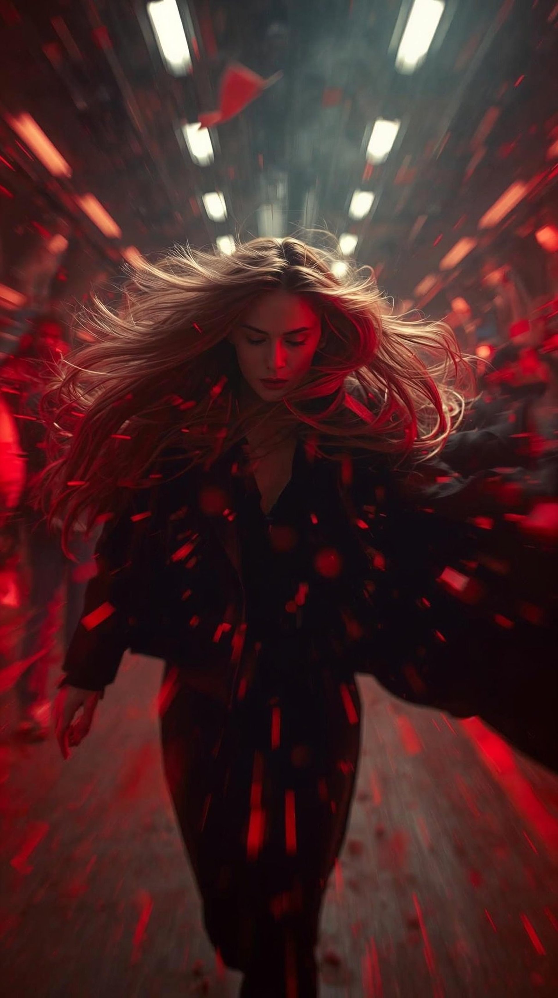 red rotary phone wallpaper