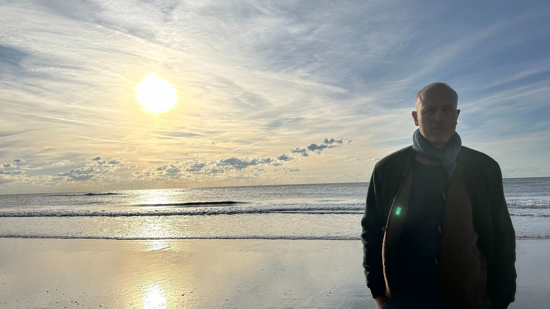 close-up of footprints on shore