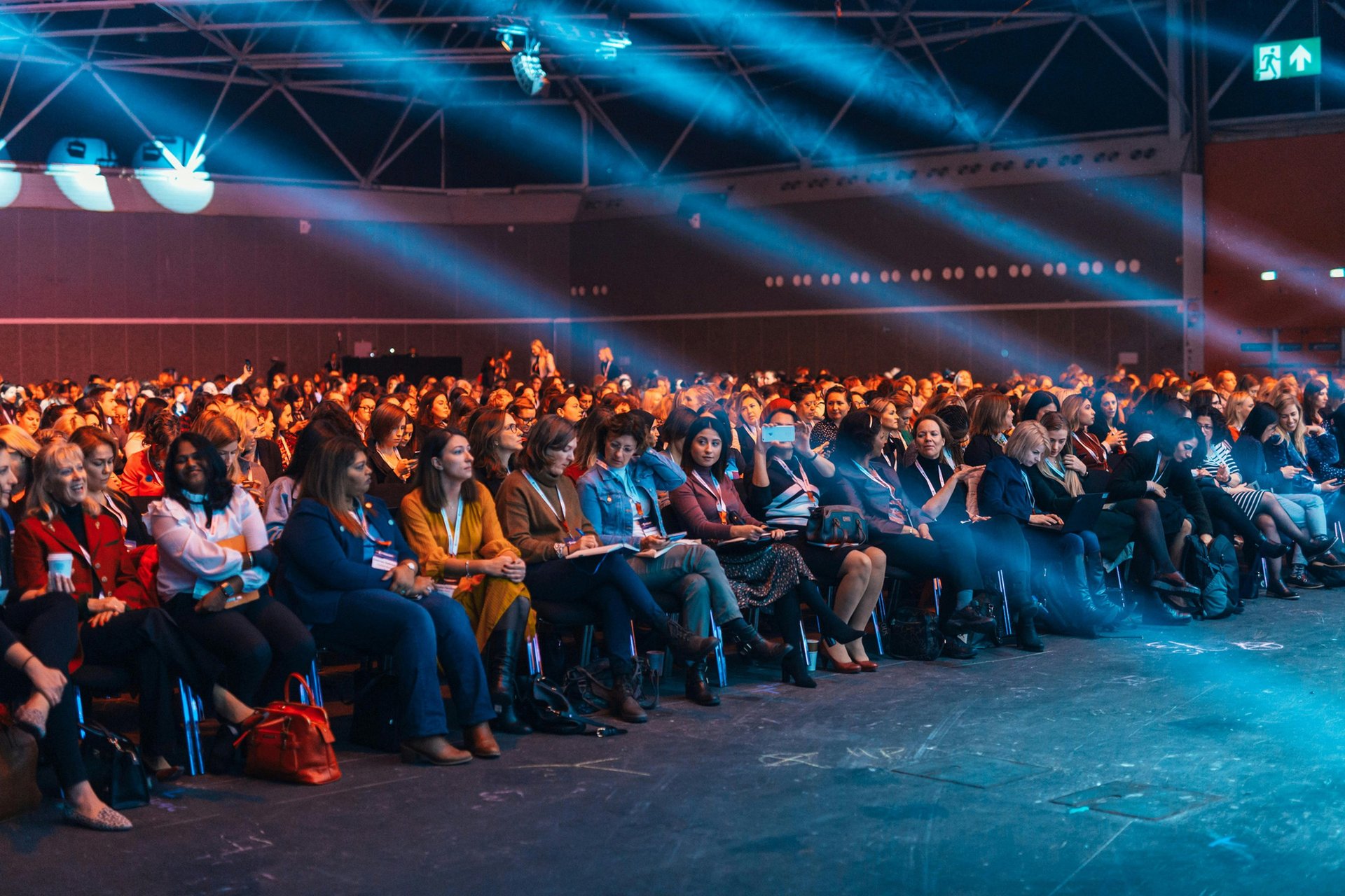audience in a conference