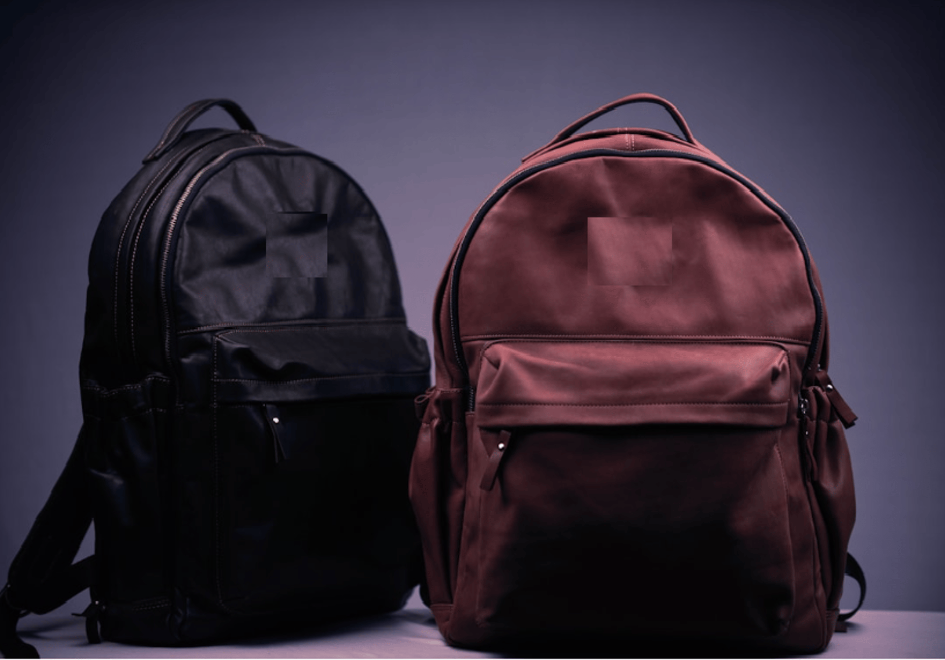 blue backpack
