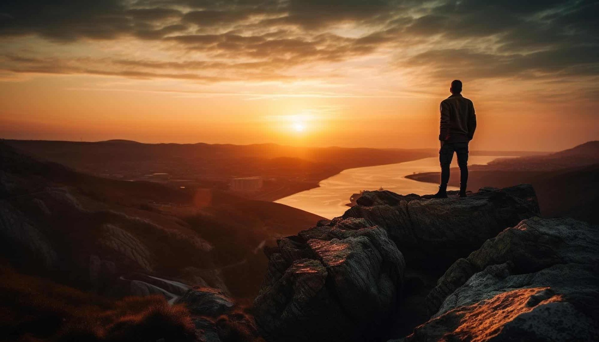 an abstract photo of a curved building with a blue sky in the background