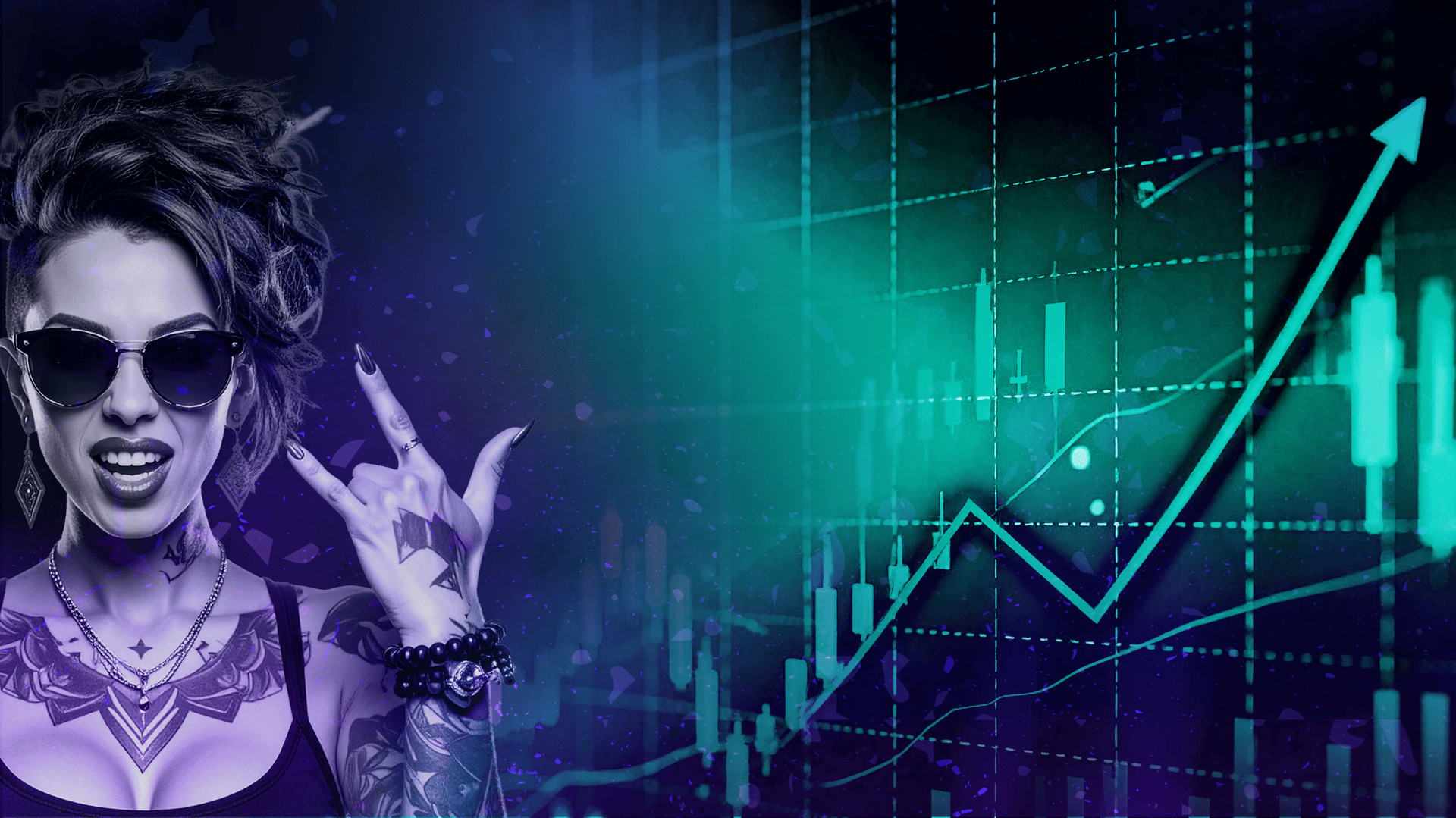 Hawkhurst rock chick with a hawk sat on her shoulder