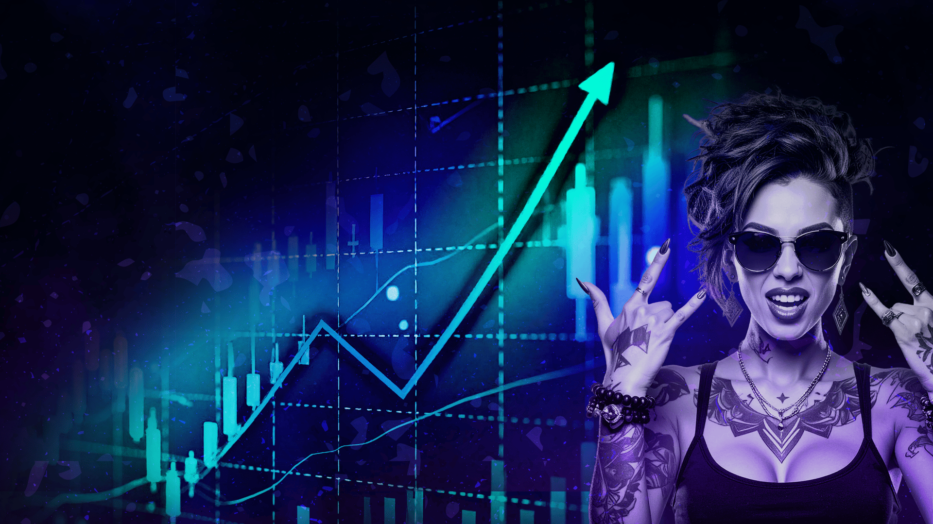 Hawkhurst rock chick with a hawk sat on her shoulder