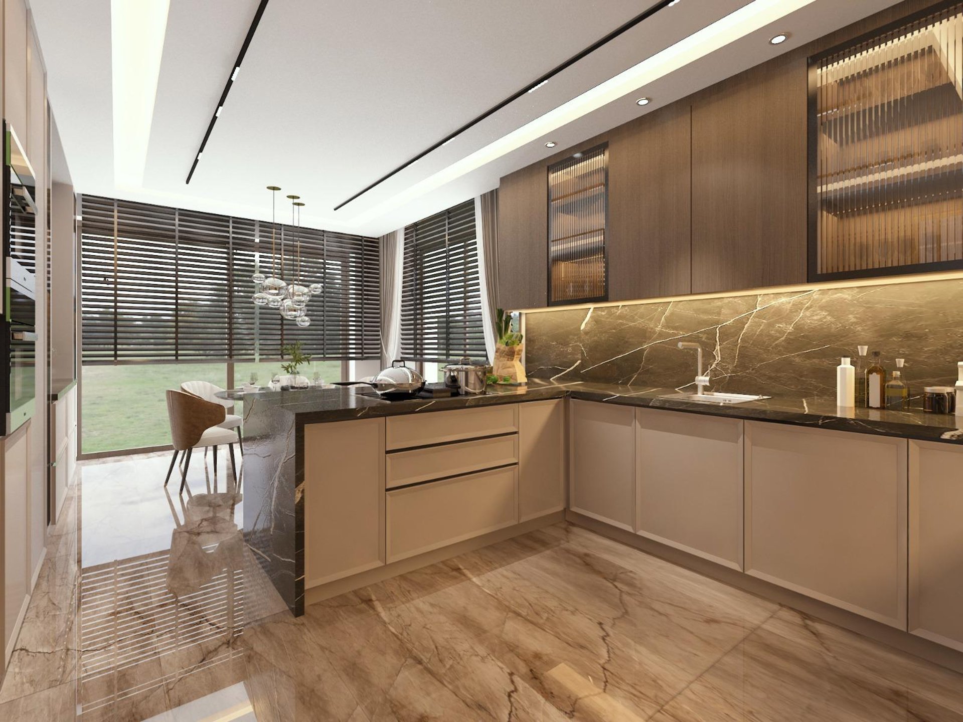 black and brown leather padded tub sofa