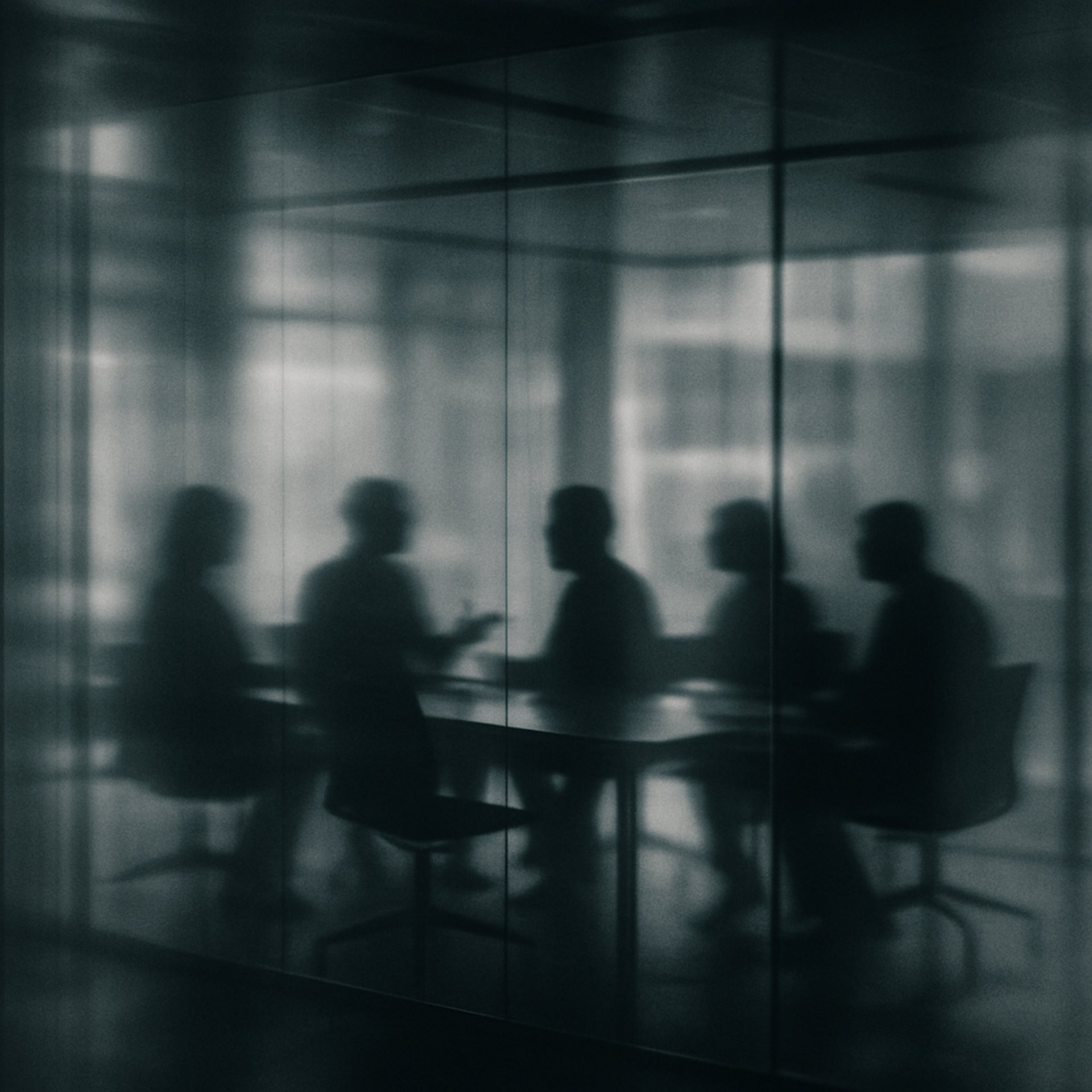 an aerial view of a city at night