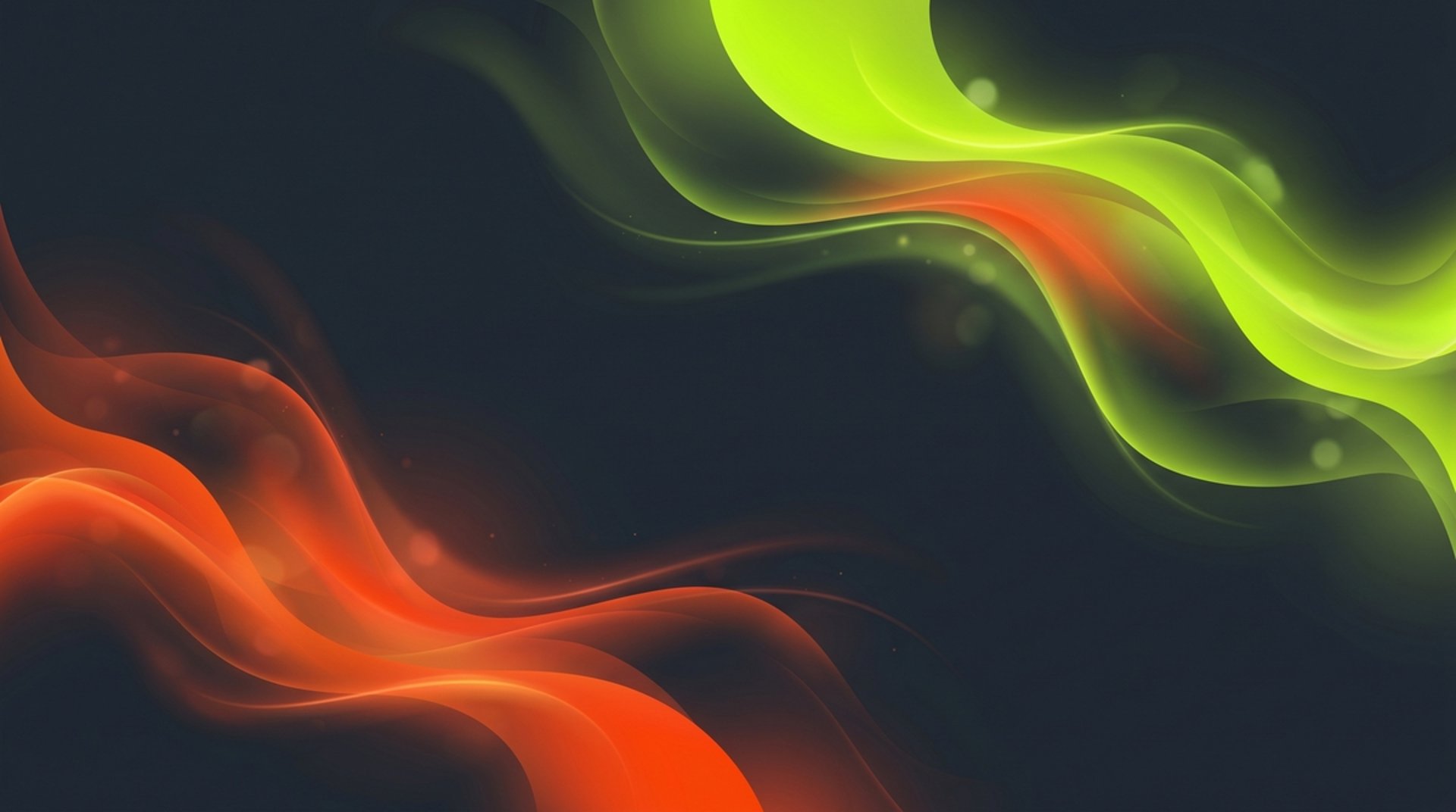 Ondas abstractas que simbolizan diseño web