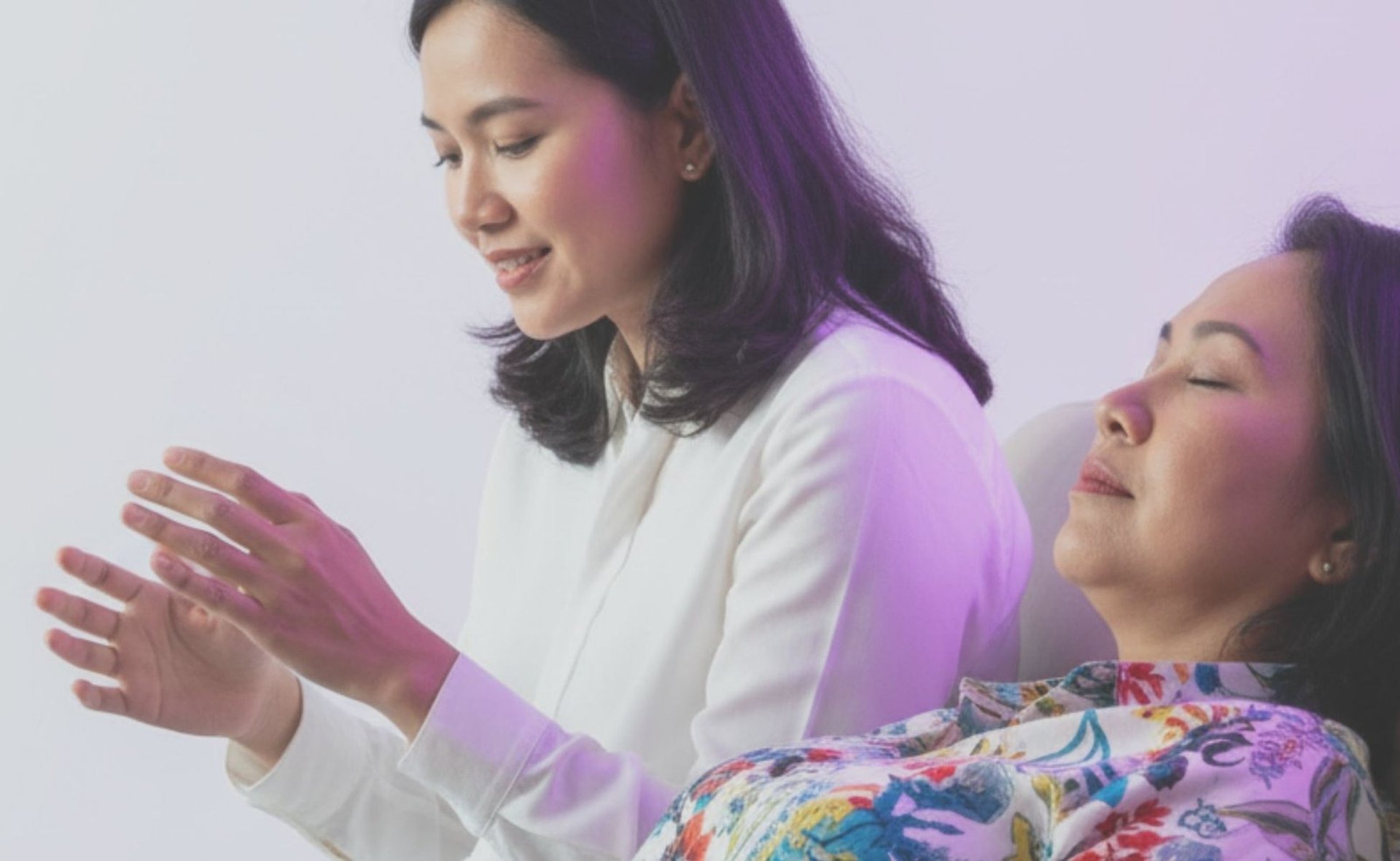 an abstract photo of a curved building with a blue sky in the background