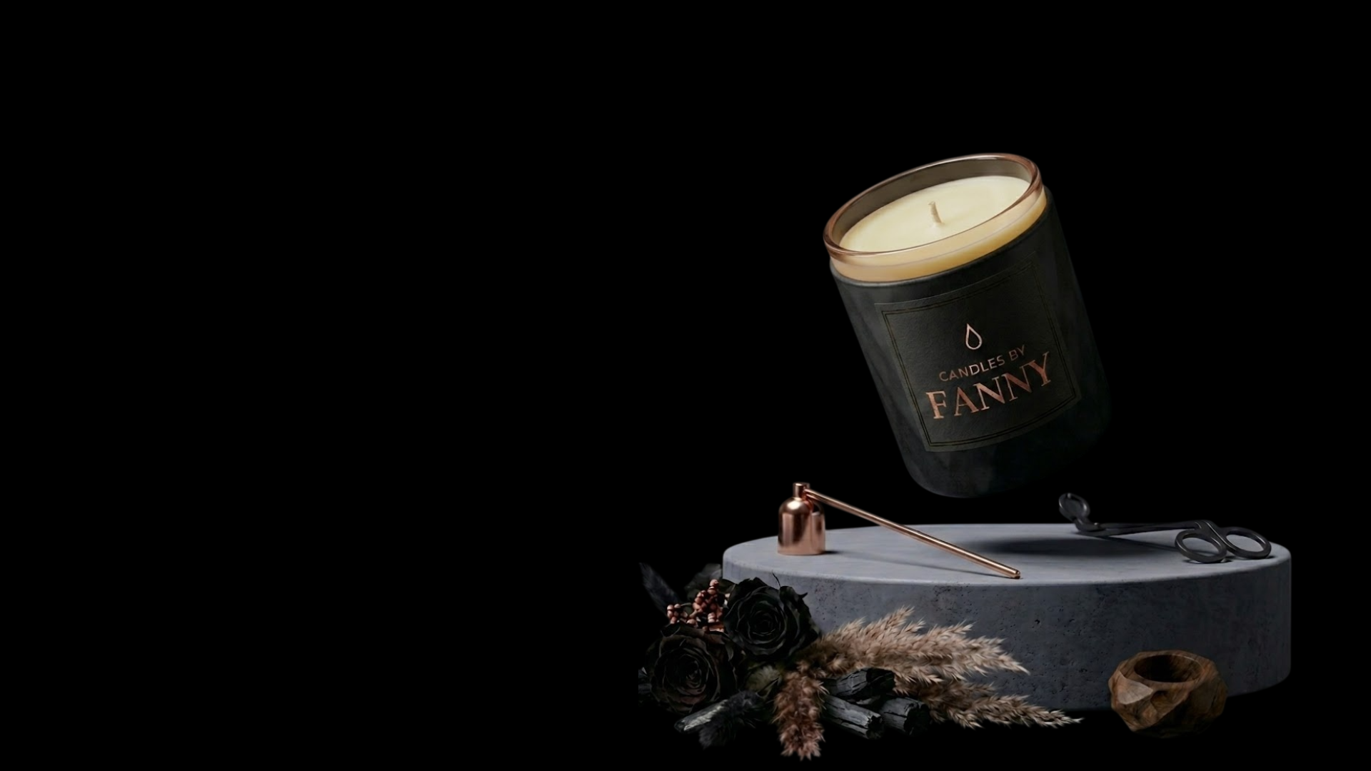 woman holding dried flower