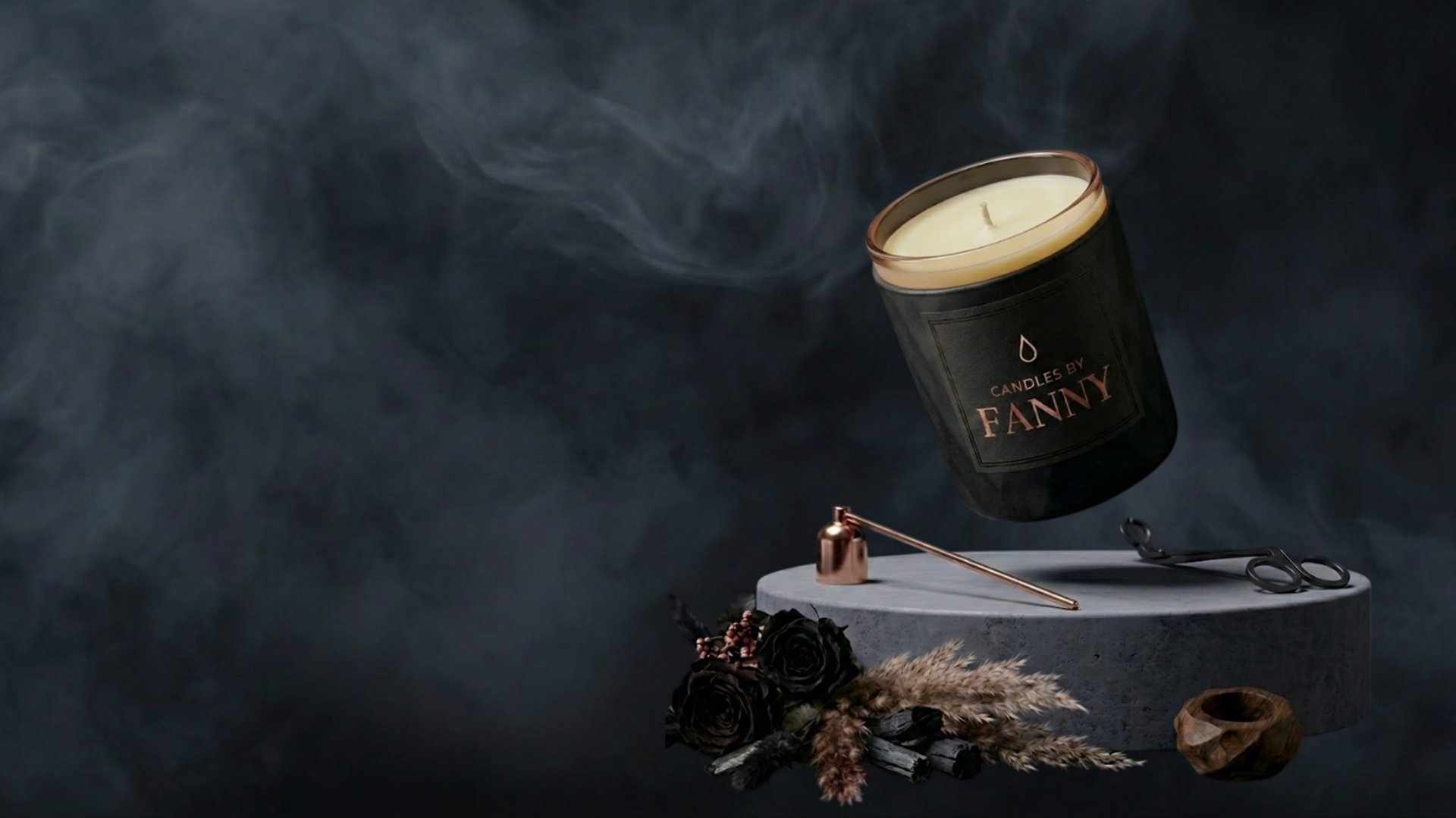 woman holding dried flower