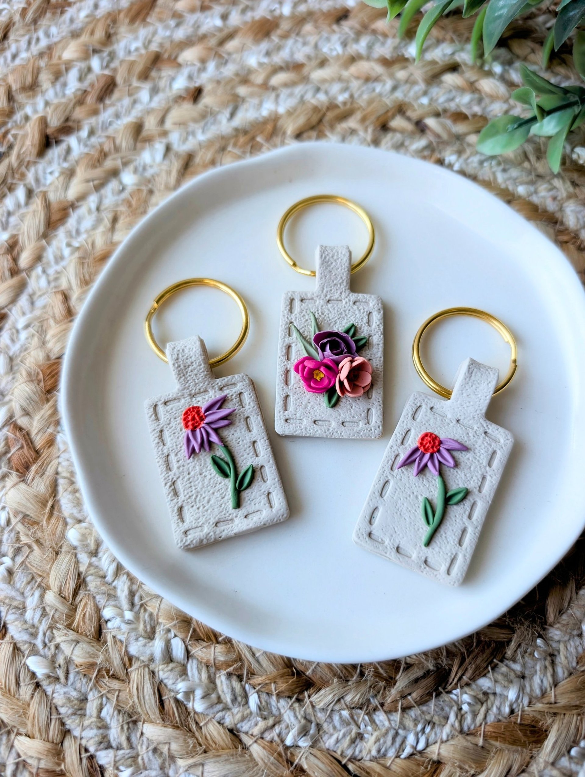 woman holding dried flower