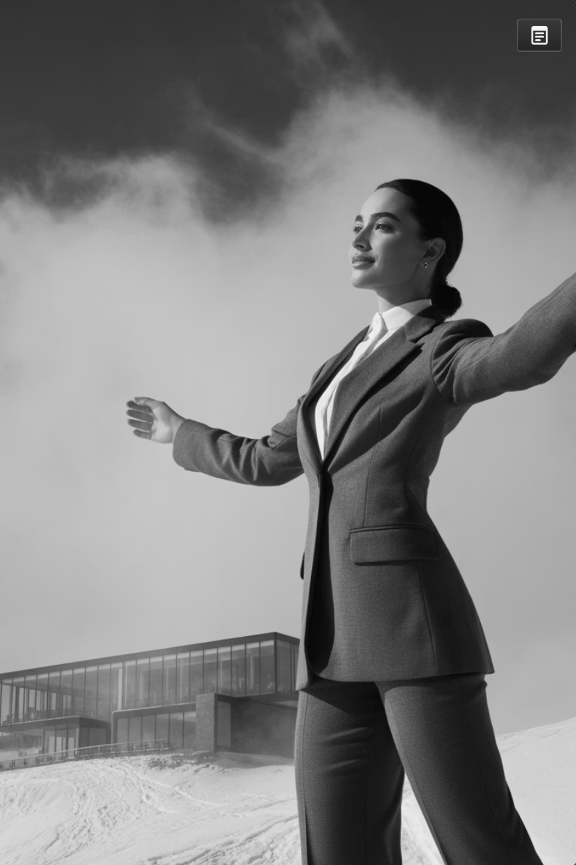 woman wearing yellow long-sleeved dress under white clouds and blue sky during daytime