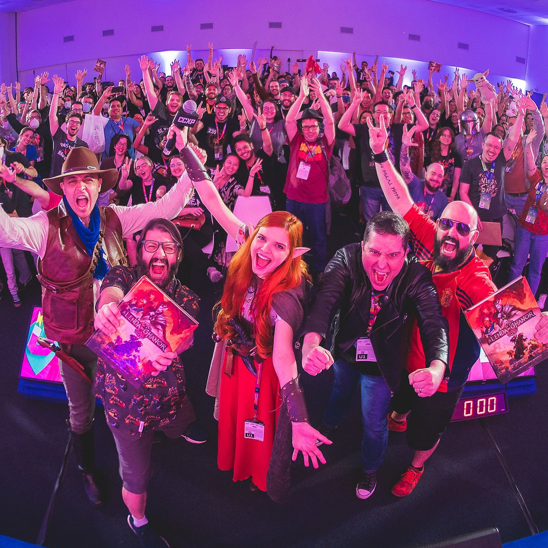 brown concrete building under starry night