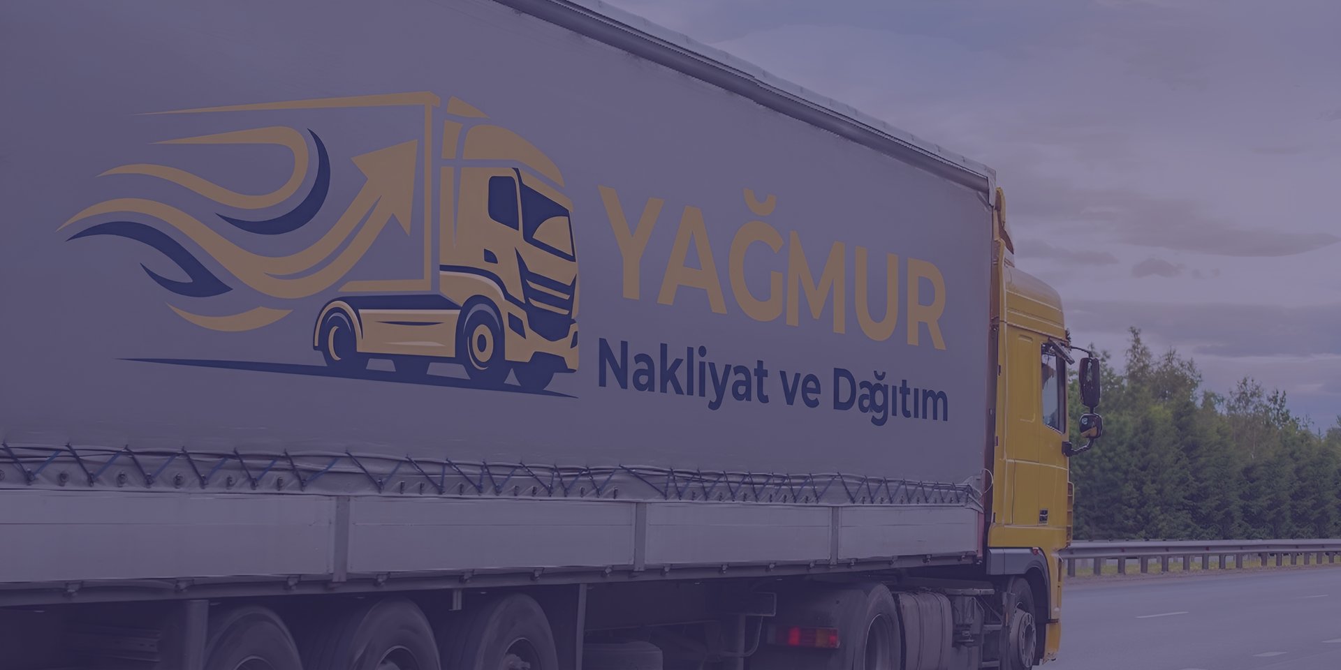 a truck on a road
