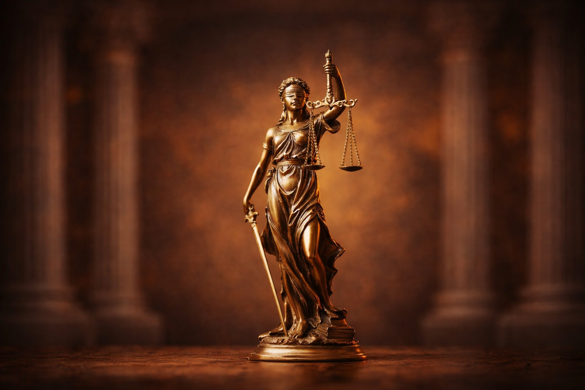 a building with columns and a clock on the side of it