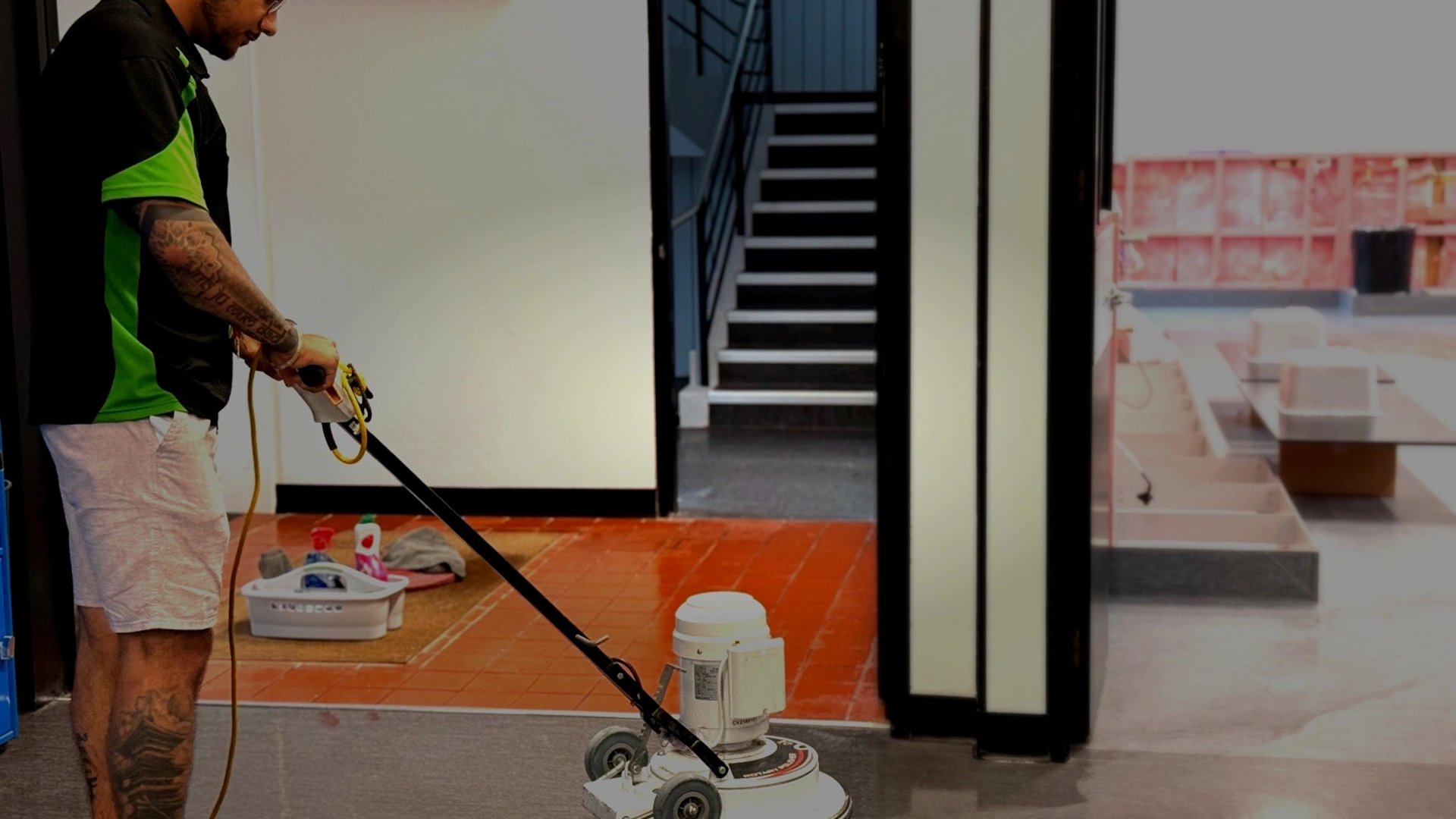 Commercial cleaning team in Wellington