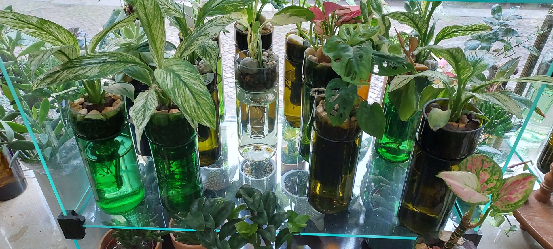 person wearing grey knit sweater