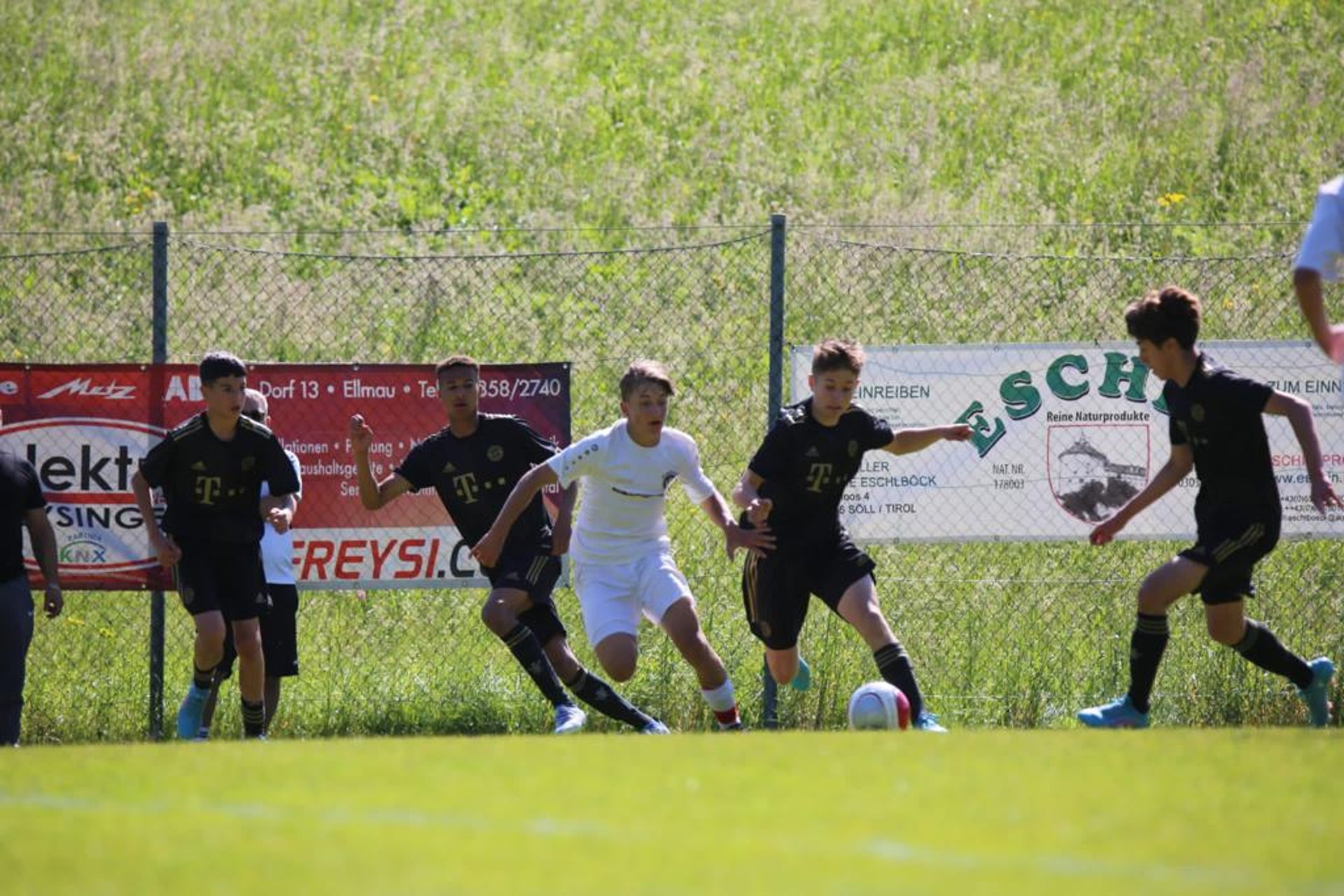 black blue and yellow textile