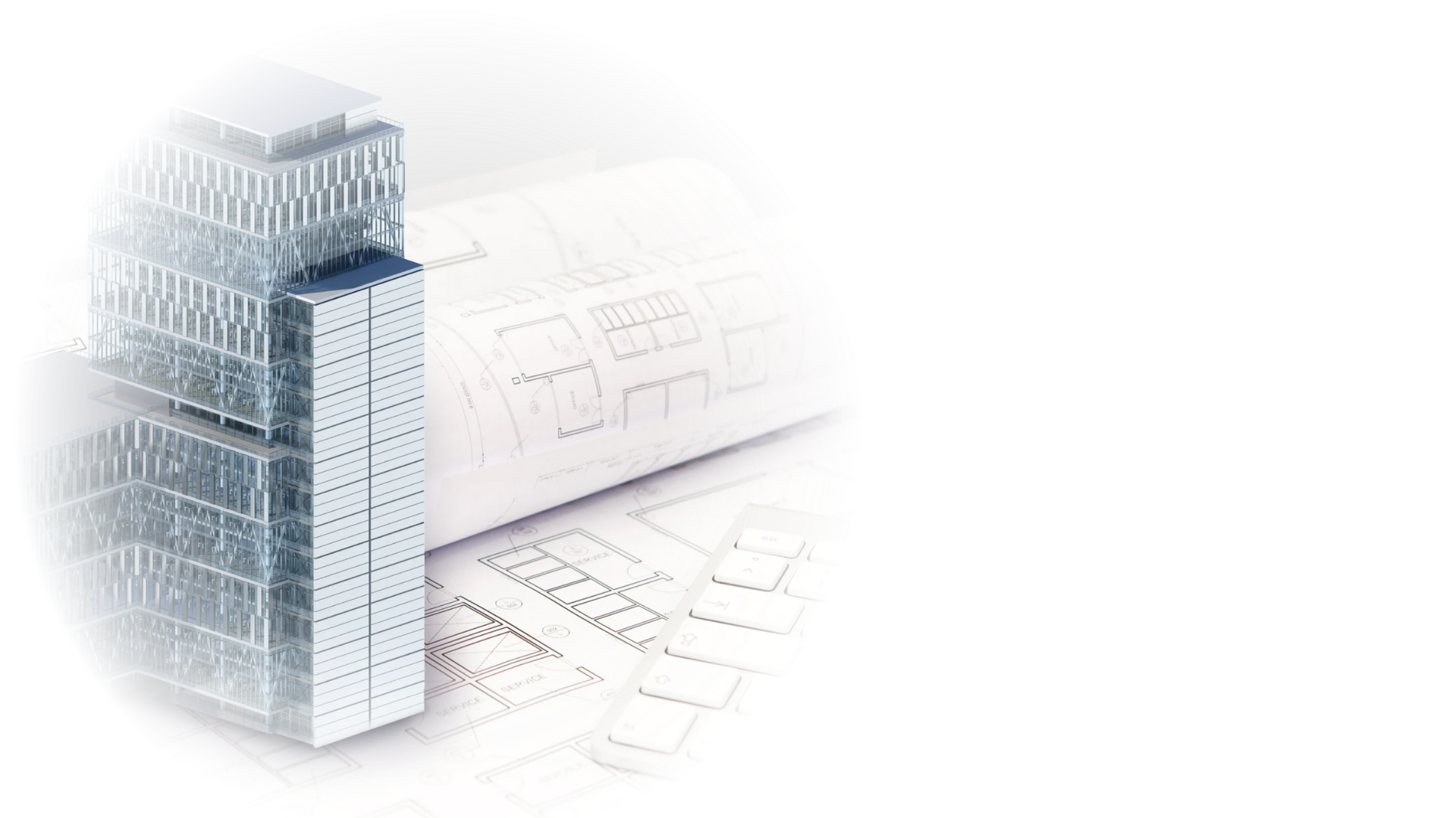 white concrete building under white sky during daytime