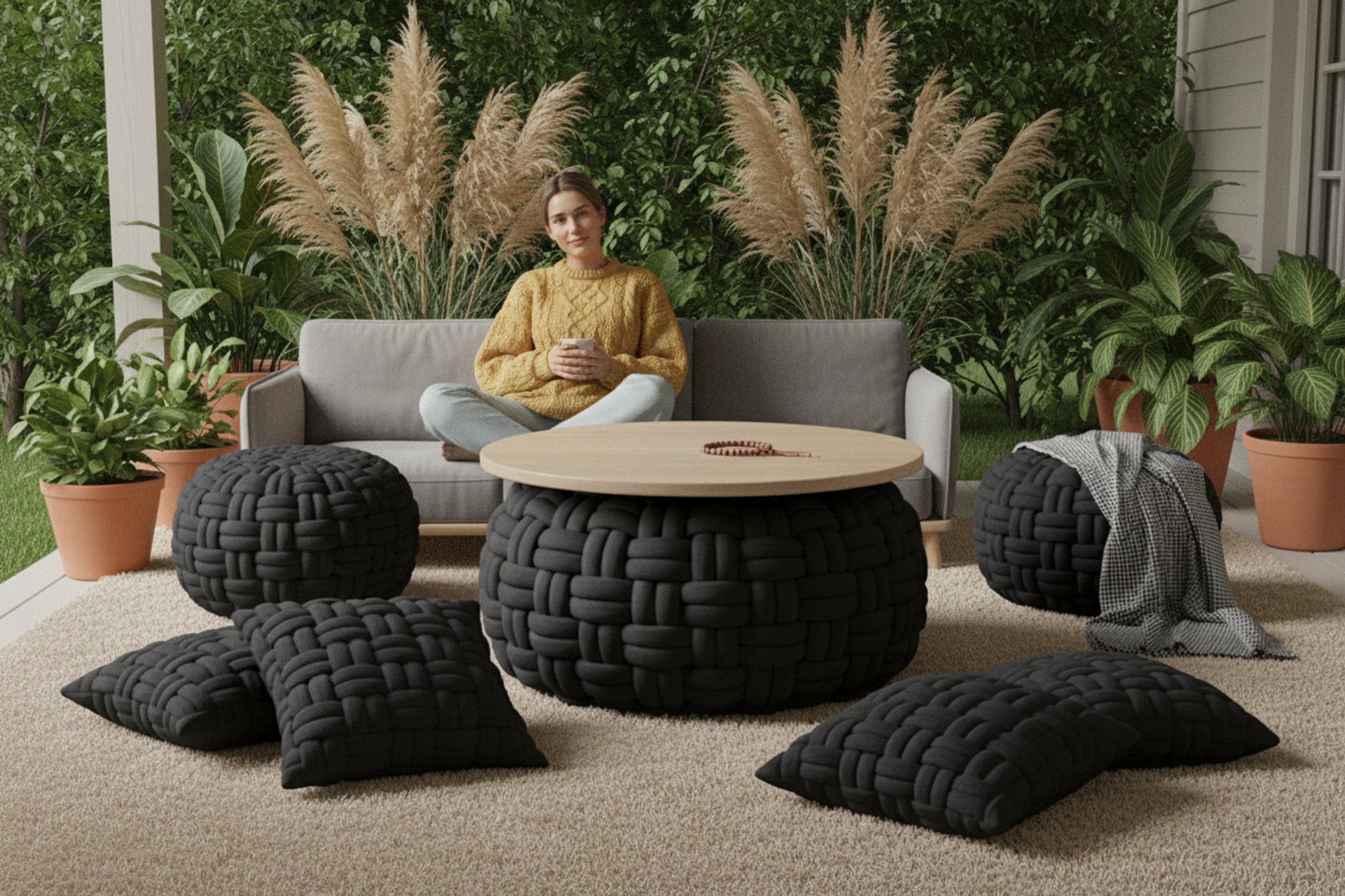 black and white bed linen