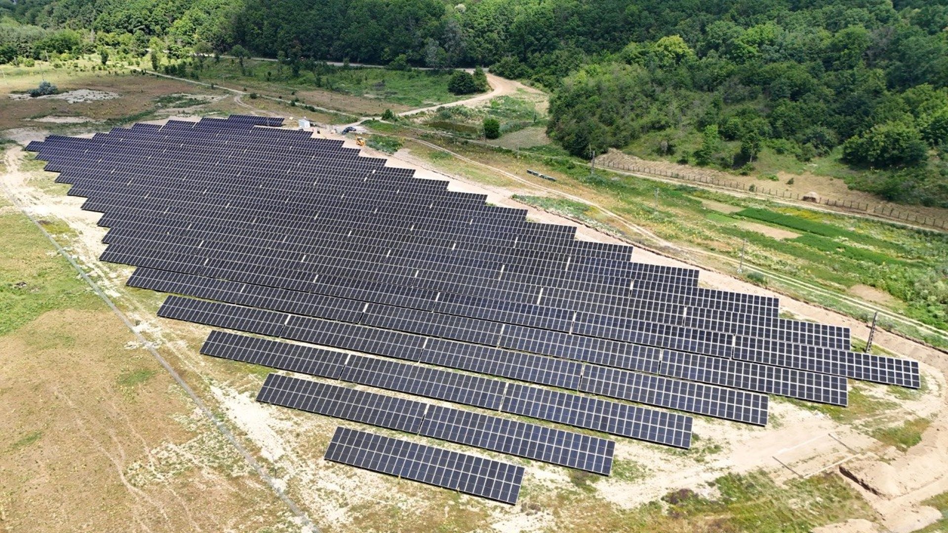 solar panel under blue sky