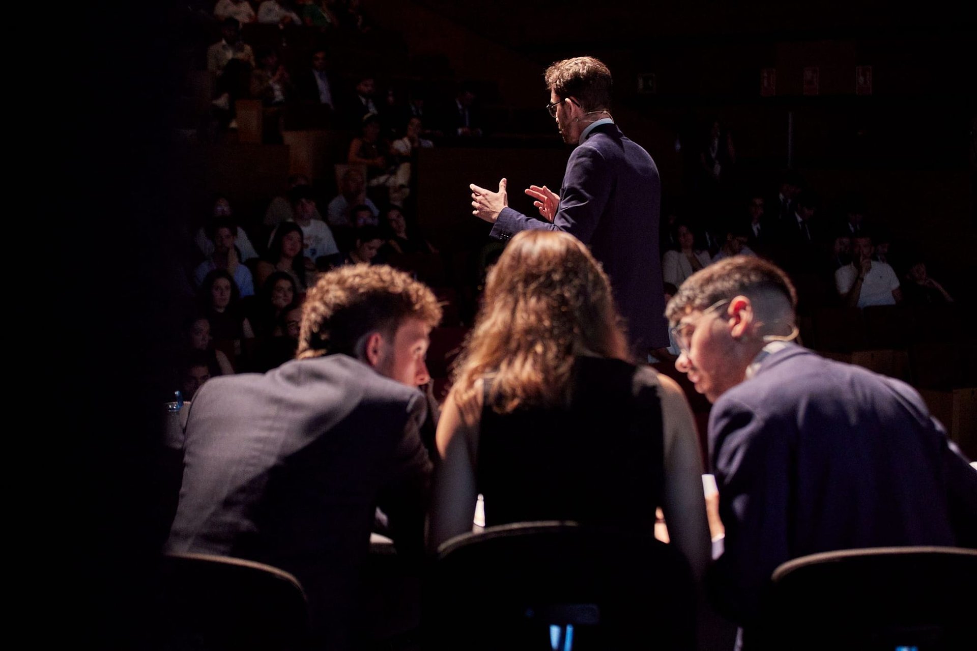 black and brown leather padded tub sofa