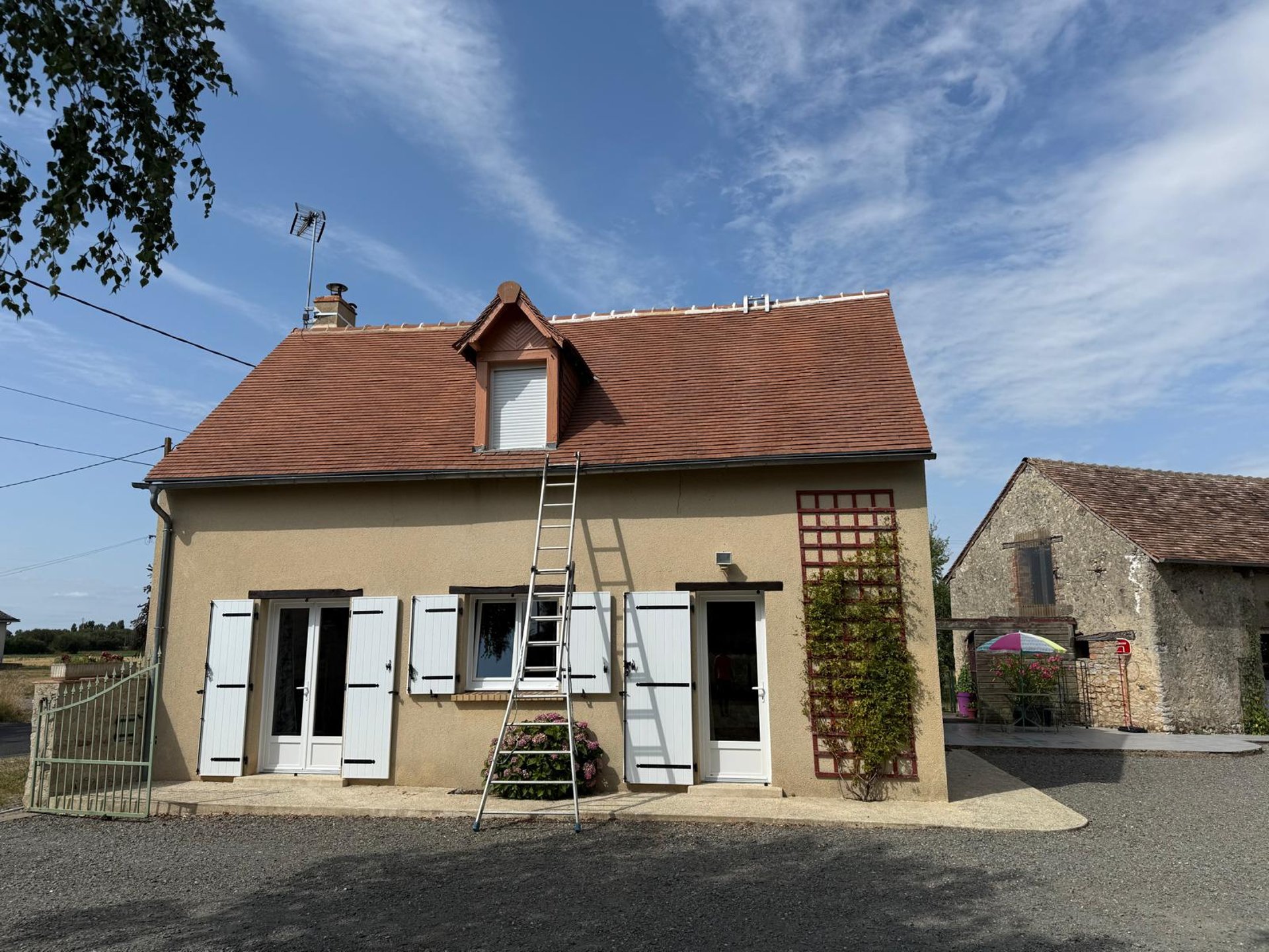 white round table near white wall