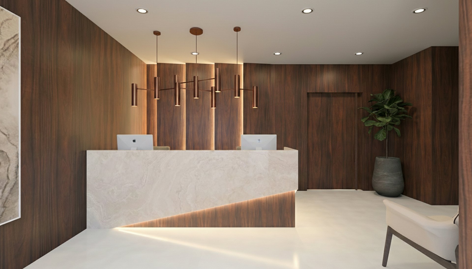 empty stairway inside building