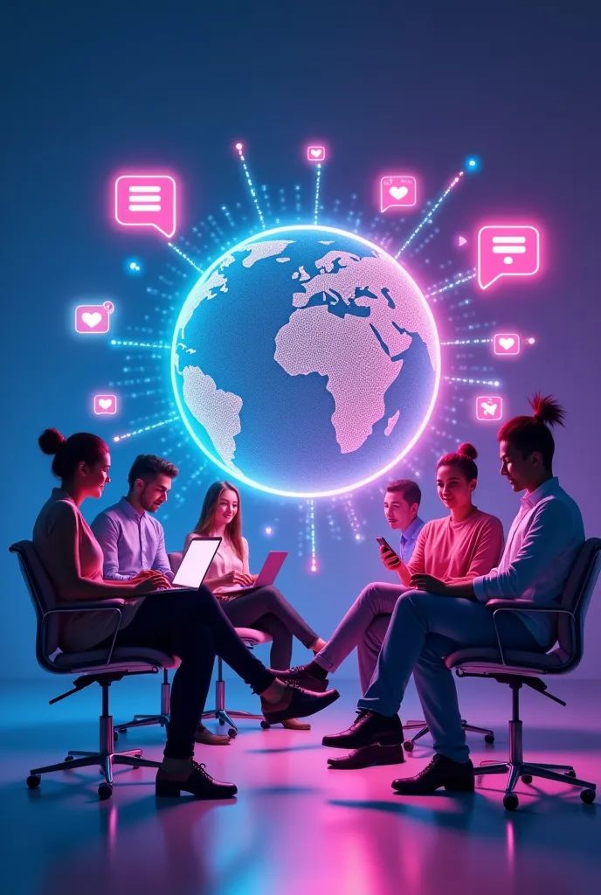 an abstract photo of a curved building with a blue sky in the background