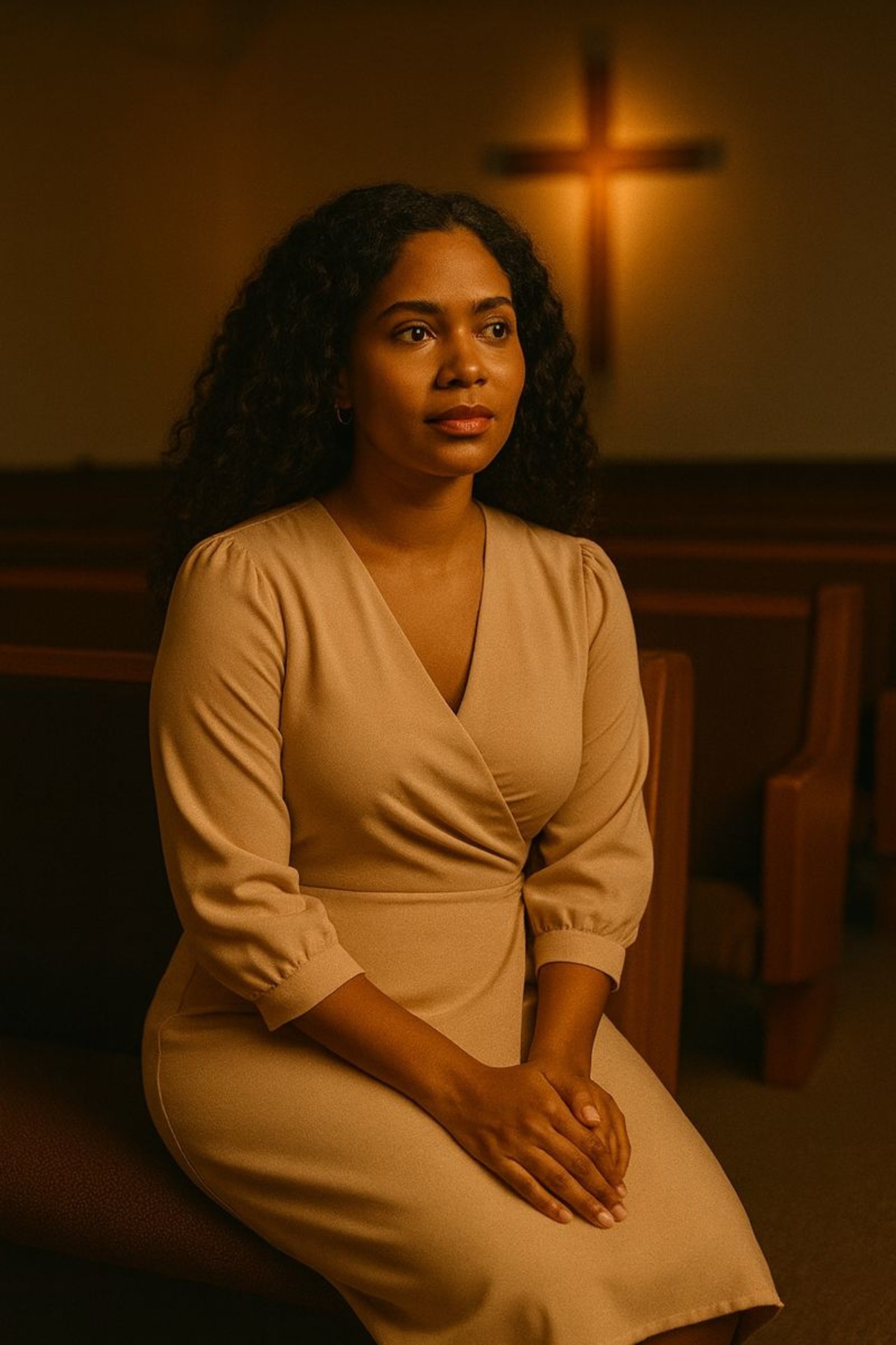 woman wearing yellow long-sleeved dress under white clouds and blue sky during daytime