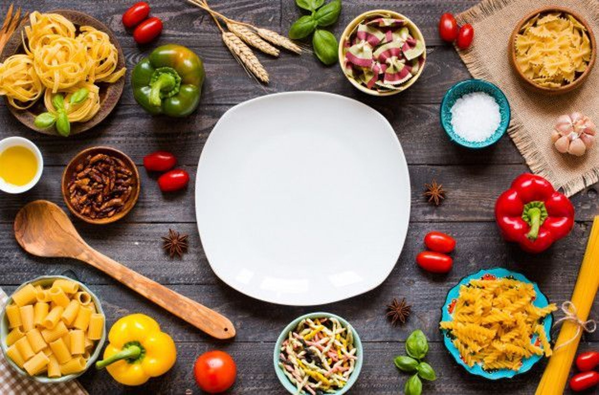 an abstract photo of a curved building with a blue sky in the background