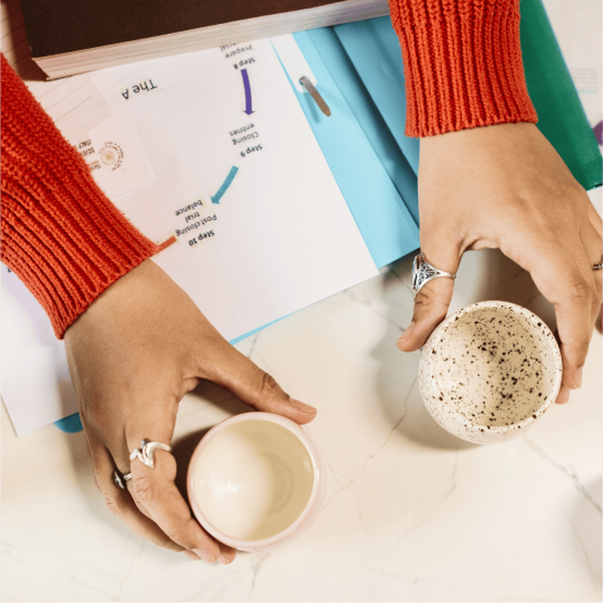an abstract photo of a curved building with a blue sky in the background