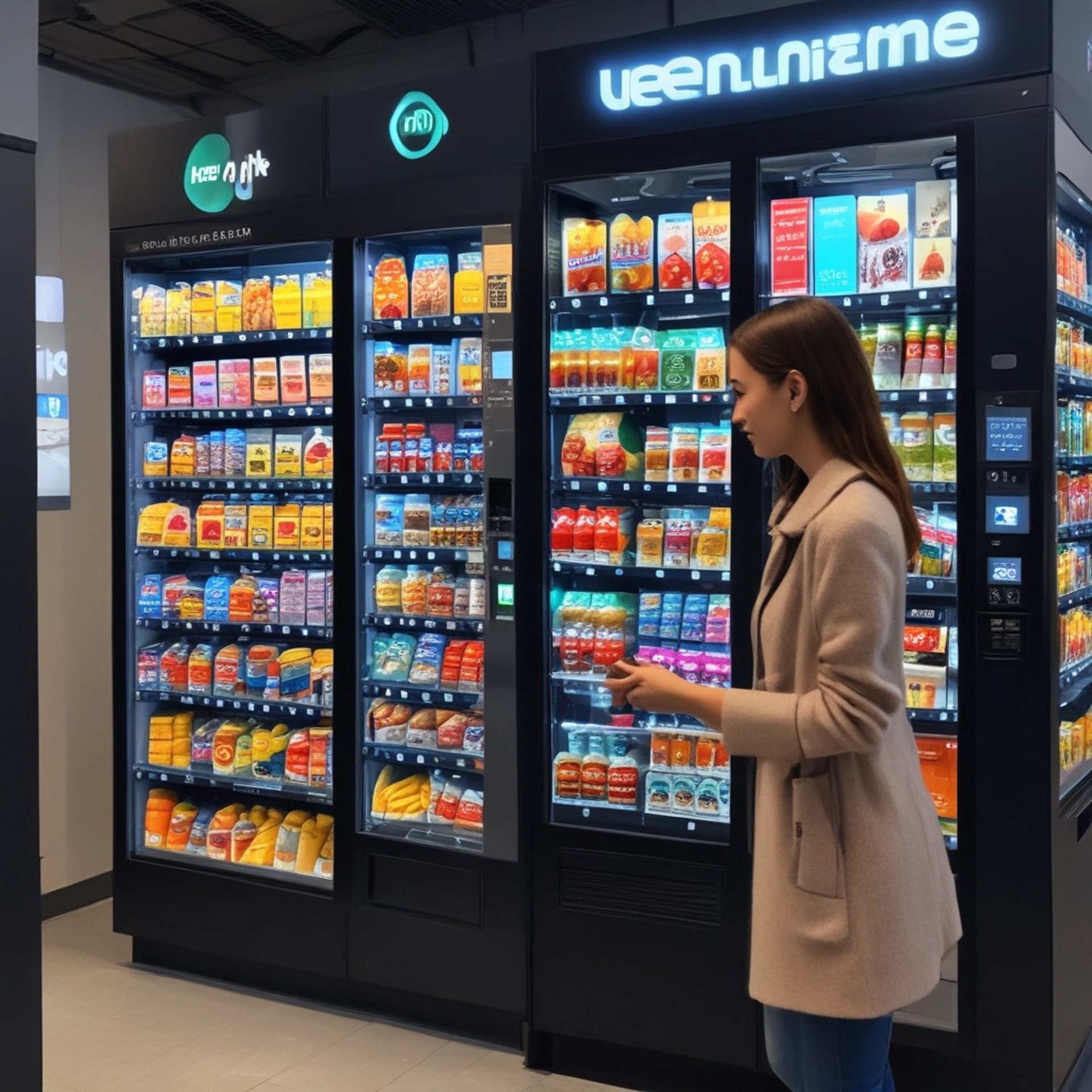 an abstract photo of a curved building with a blue sky in the background