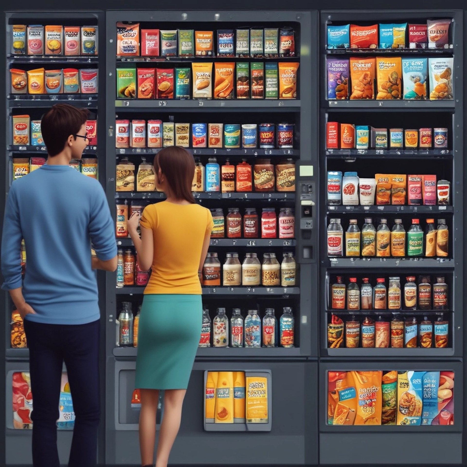 an abstract photo of a curved building with a blue sky in the background