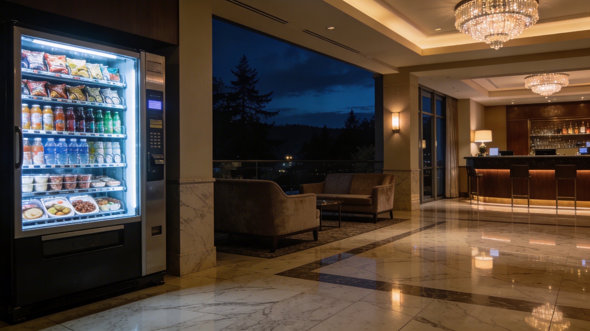 an abstract photo of a curved building with a blue sky in the background