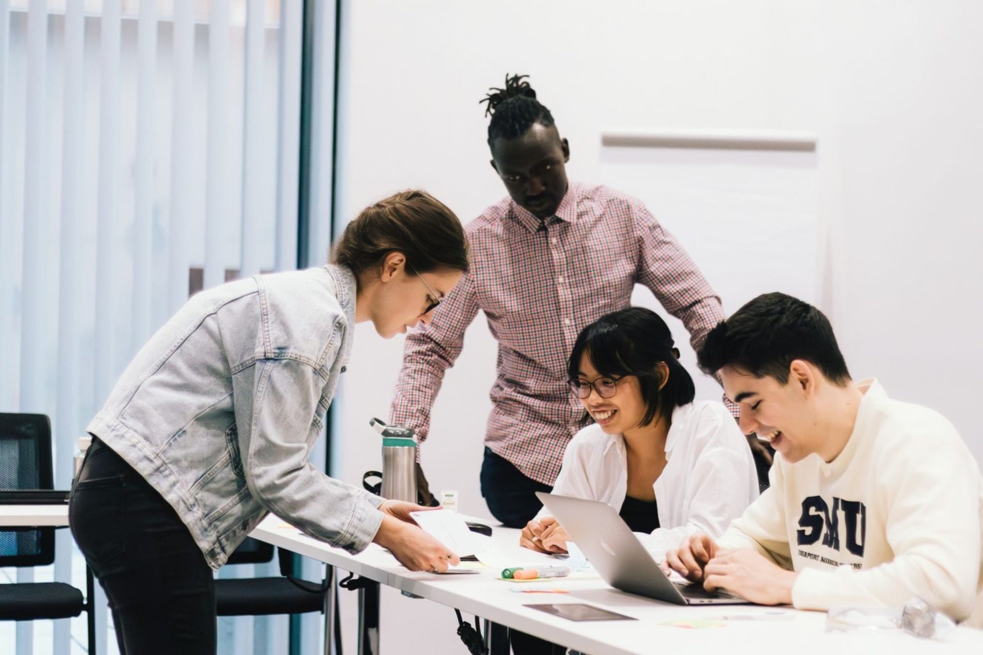 black blue and yellow textile