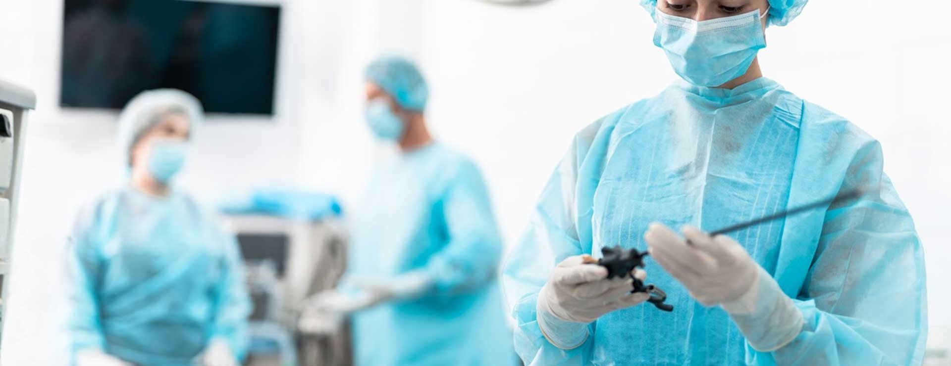 an abstract photo of a curved building with a blue sky in the background
