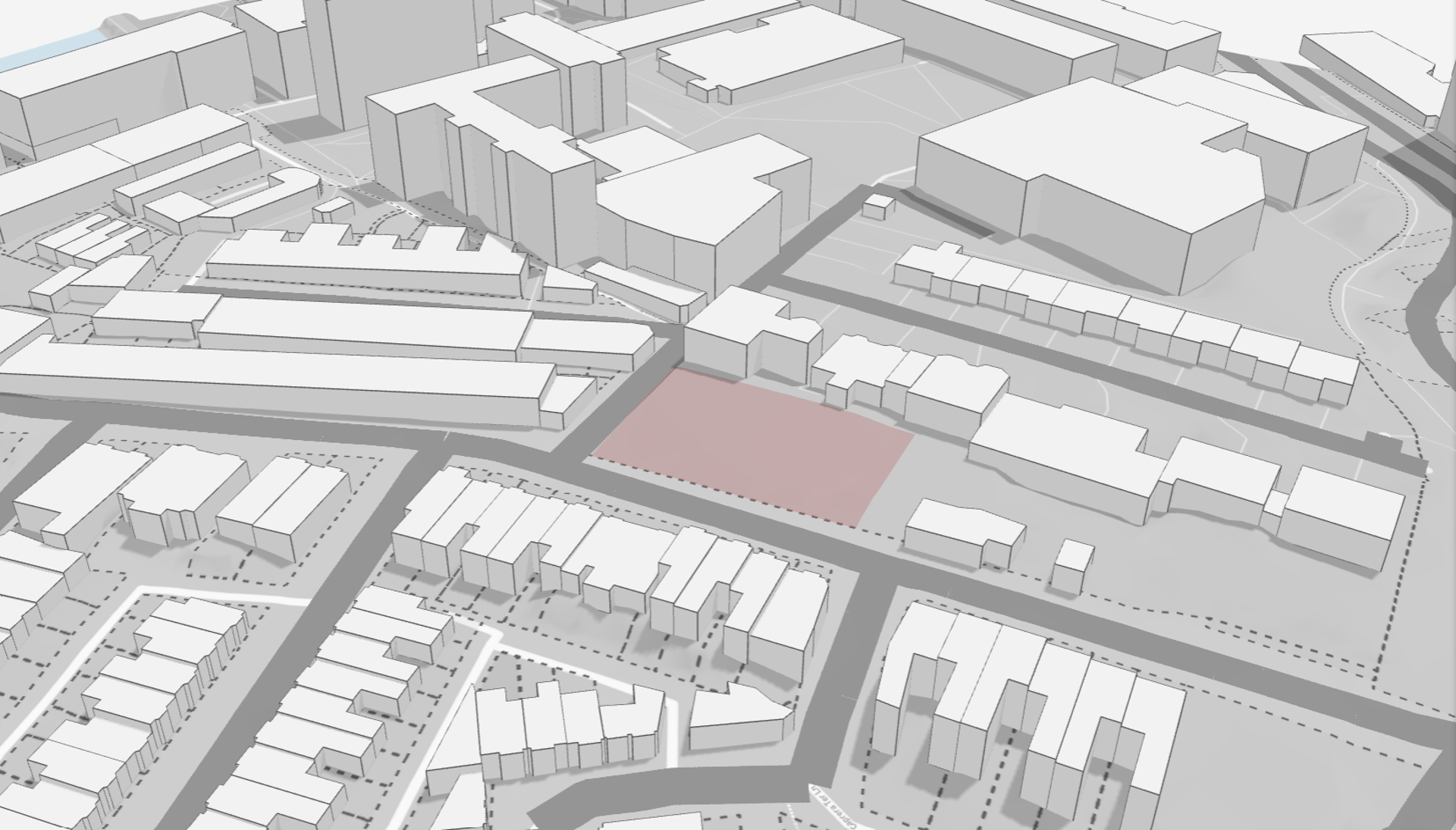 an abstract photo of a curved building with a blue sky in the background