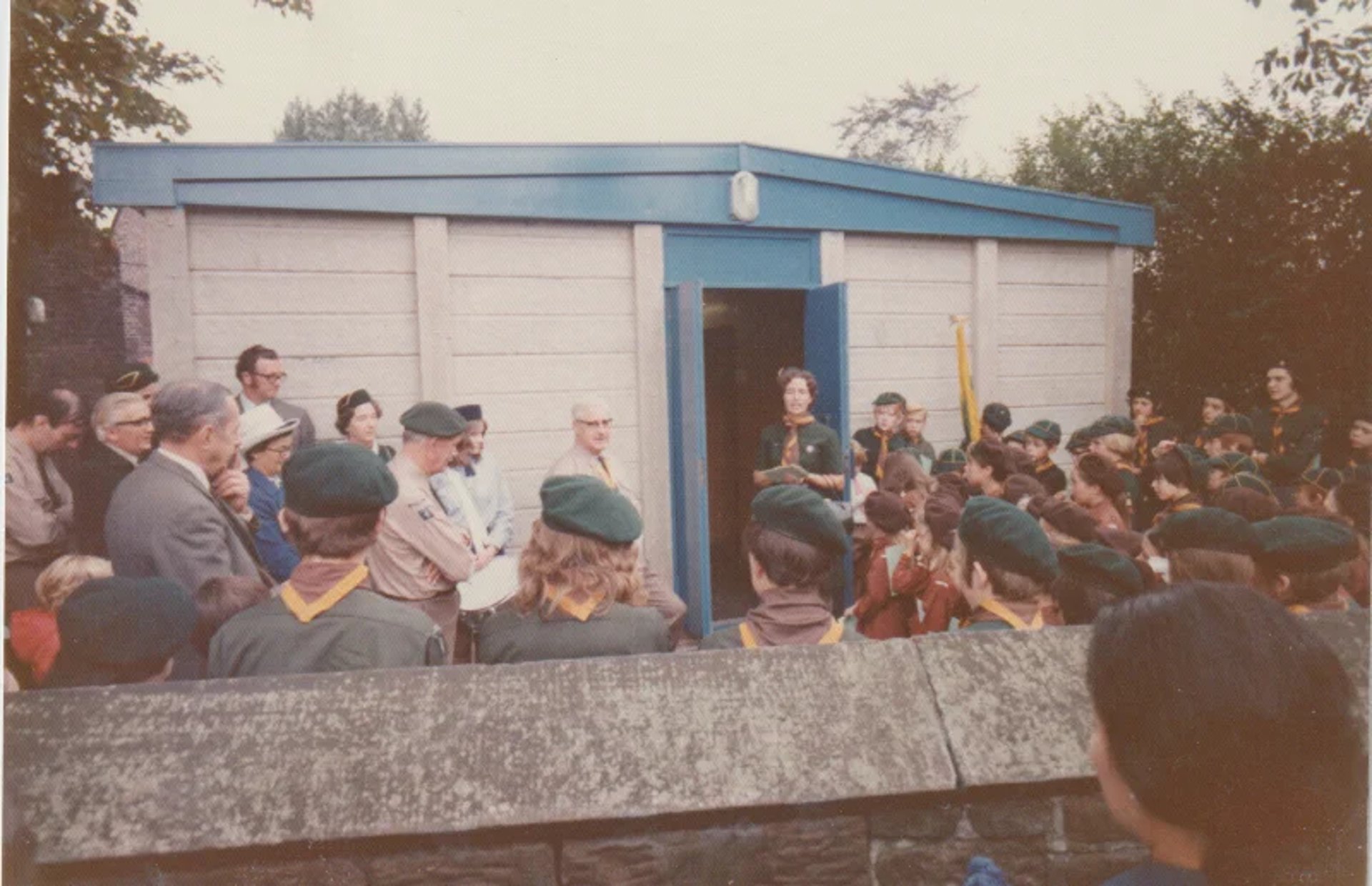 scout hut opening, Liverpool, Garston