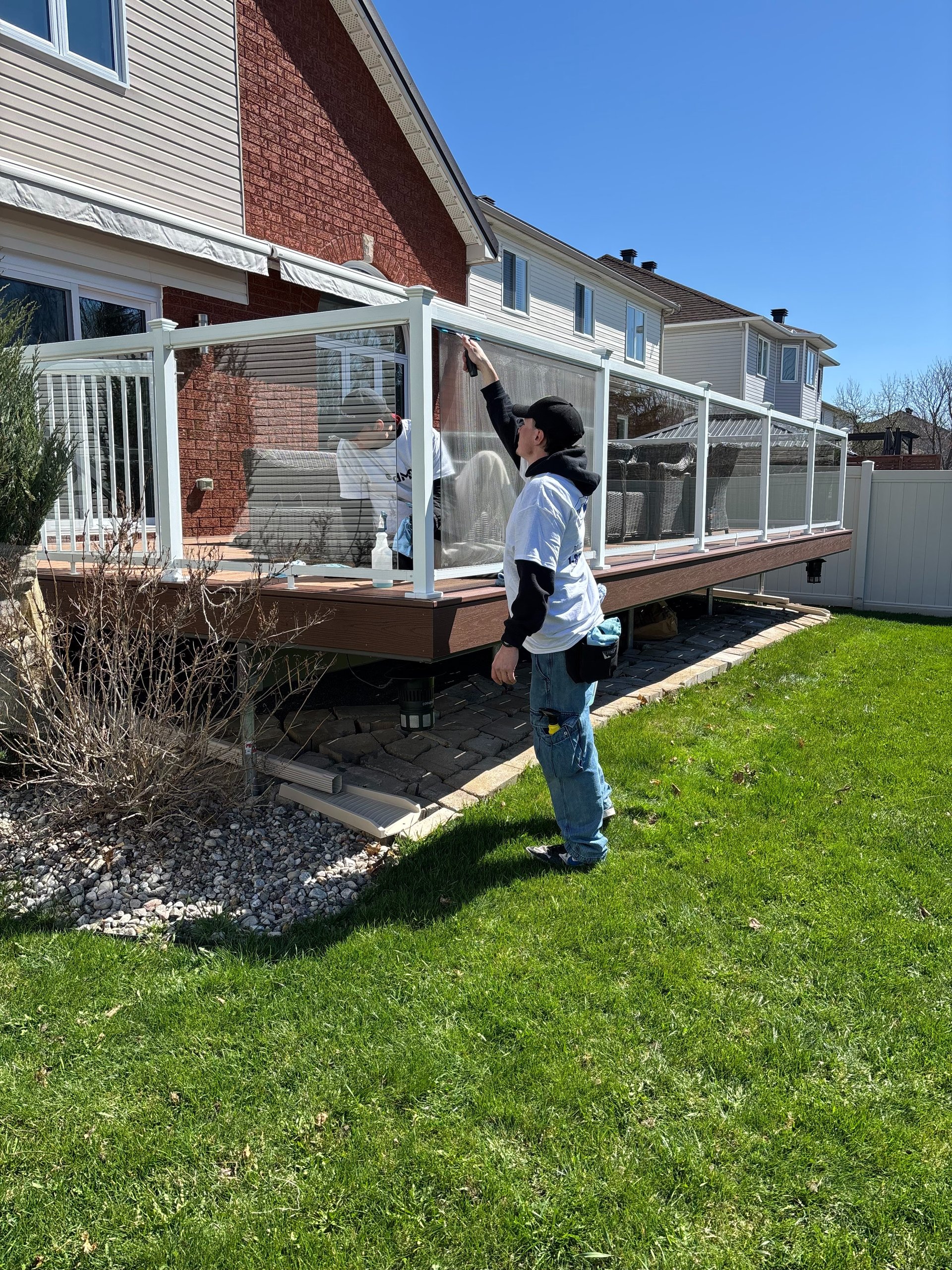 black and brown leather padded tub sofa